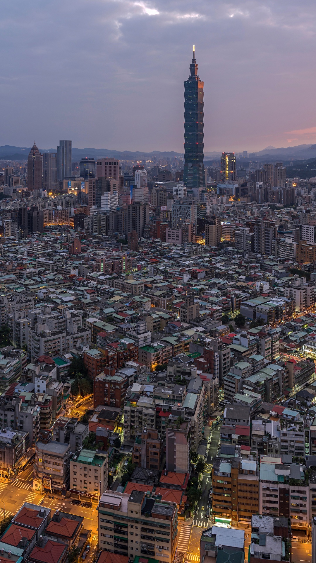 Wallpaper Taiwan Taipei megalopolis