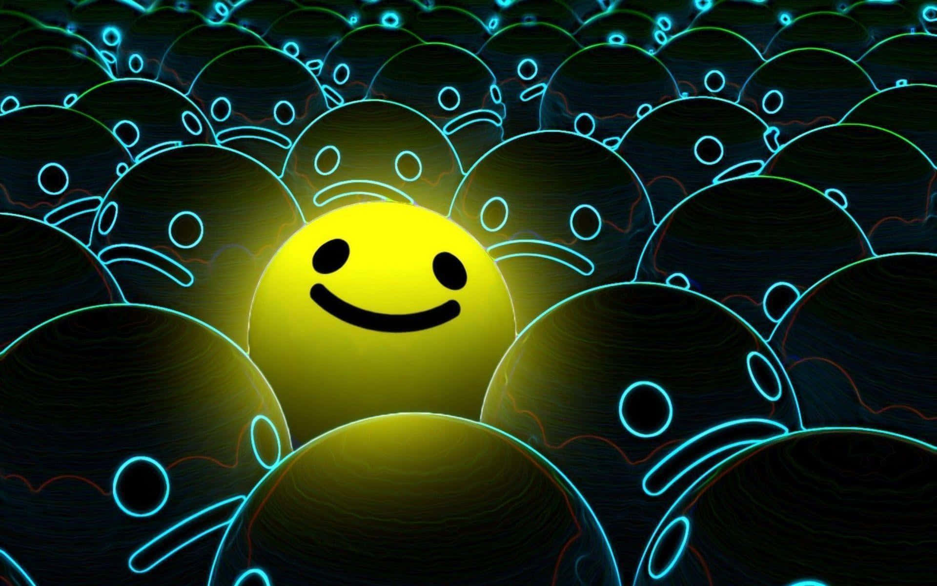 Smiley Face Background. Wallpaper