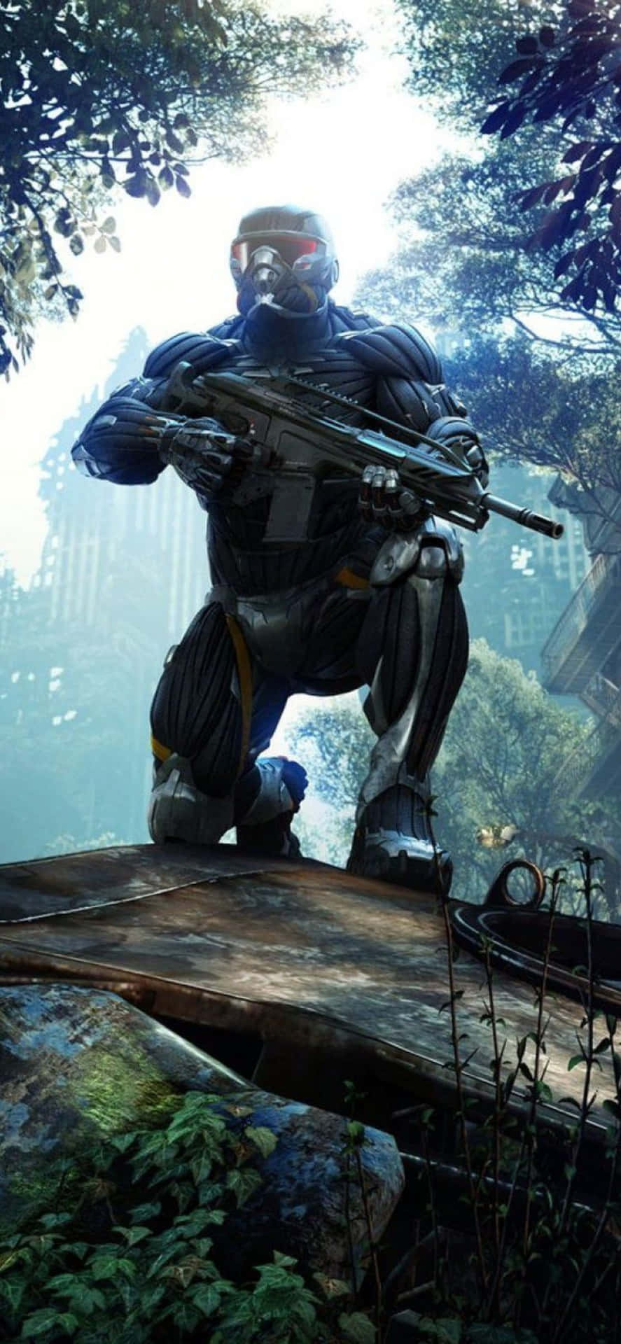 Download iPhone X Crysis 3 Rifle Forest