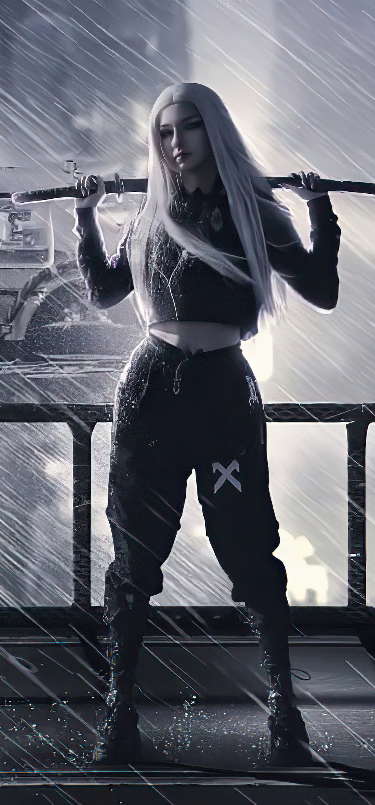 Samurai Girl With Sword 5k