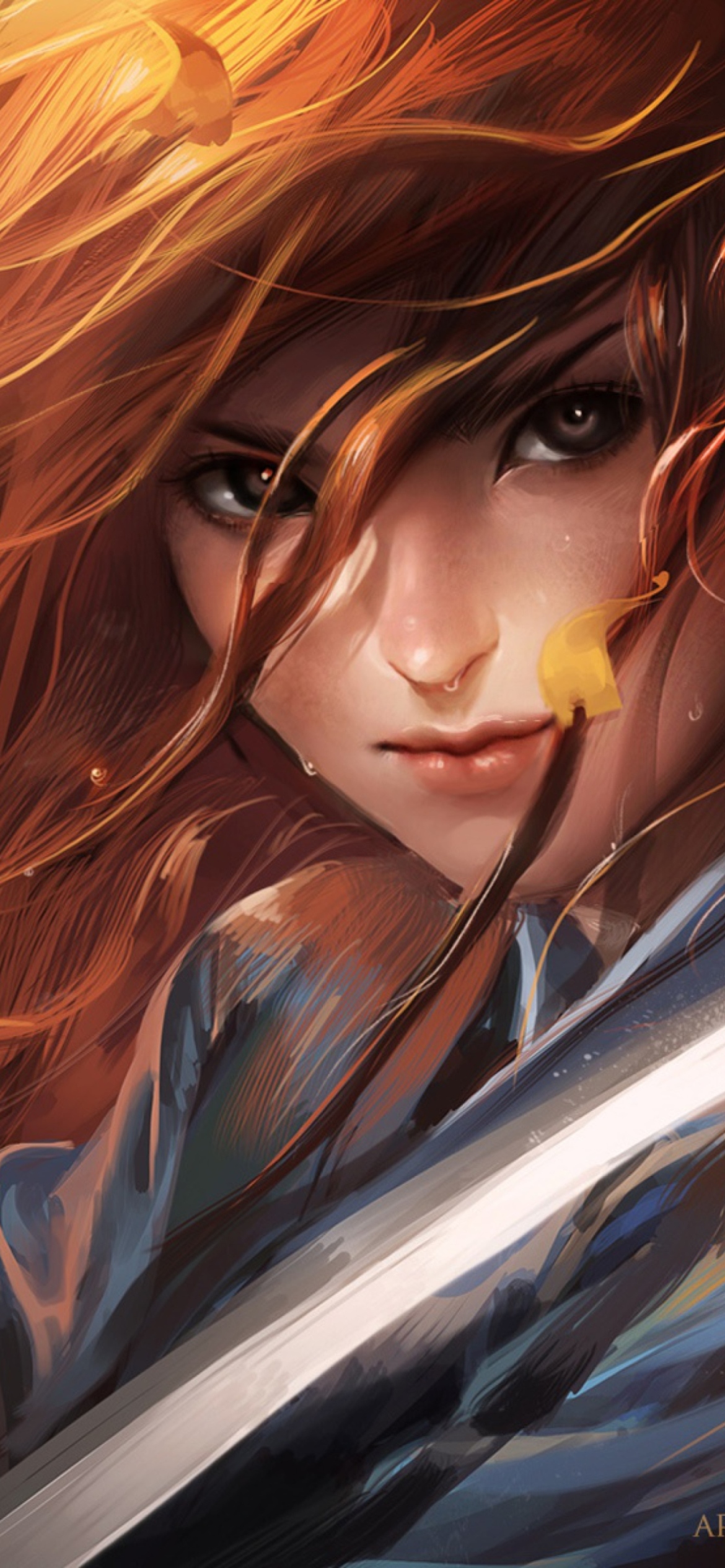 Samurai Girl Wallpaper for iPhone 11