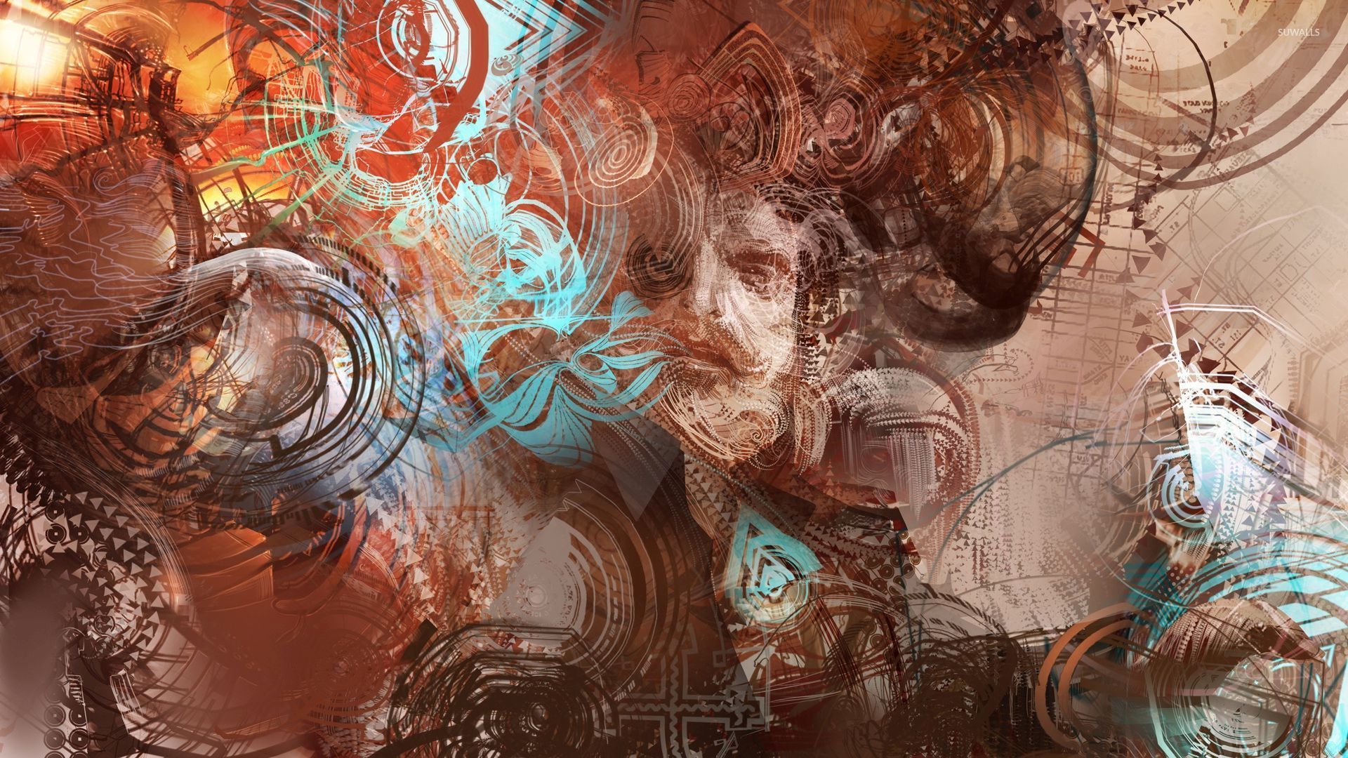 Old warrior wallpaper