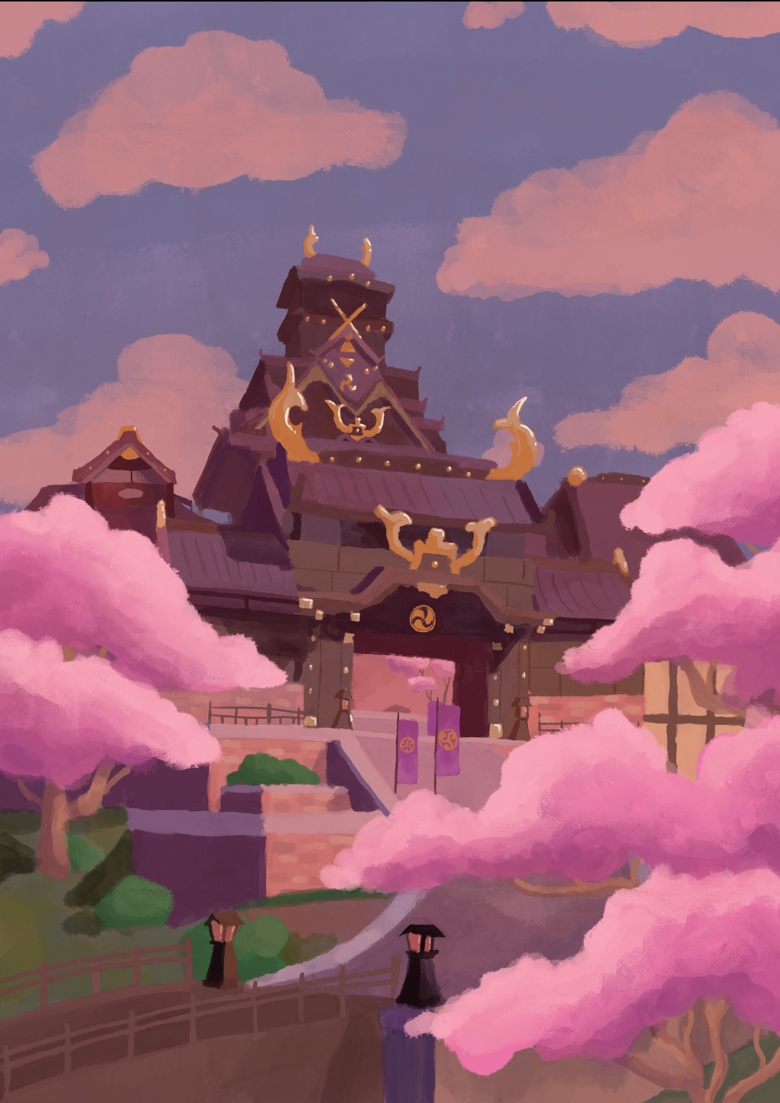 Sunset in Inazuma Wallpaper