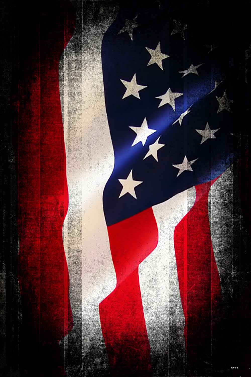 Bunting Backdrops Red And Blue American