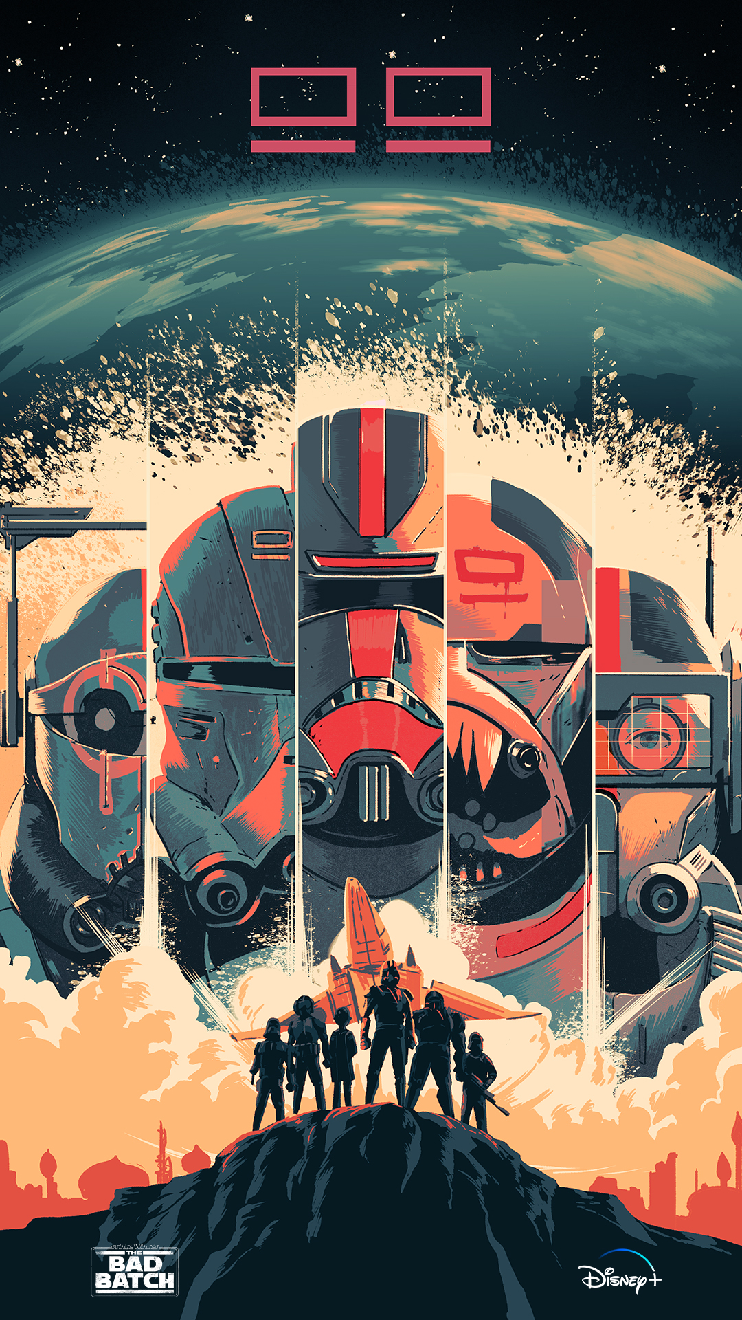 The Bad Batch Mobile Device Wallpaper