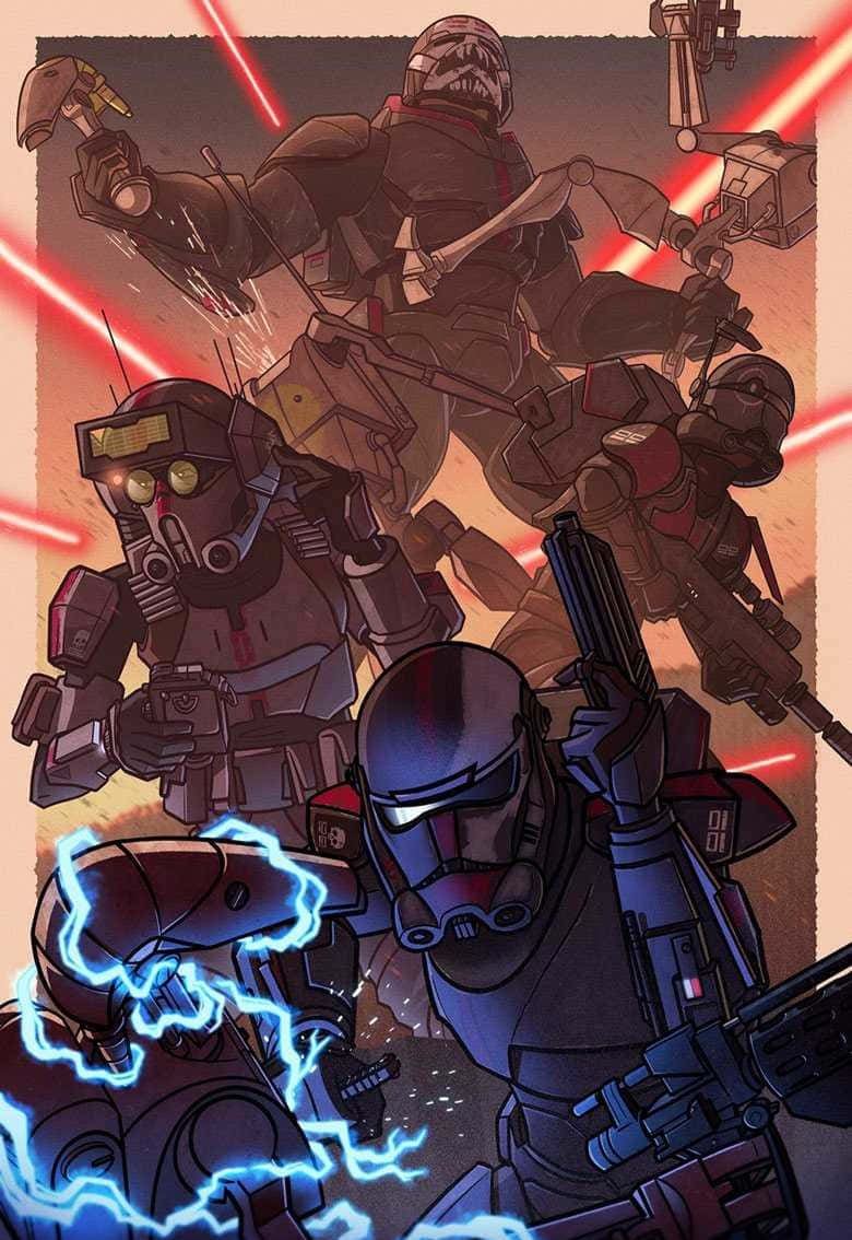 Clone Force. Wallpaper