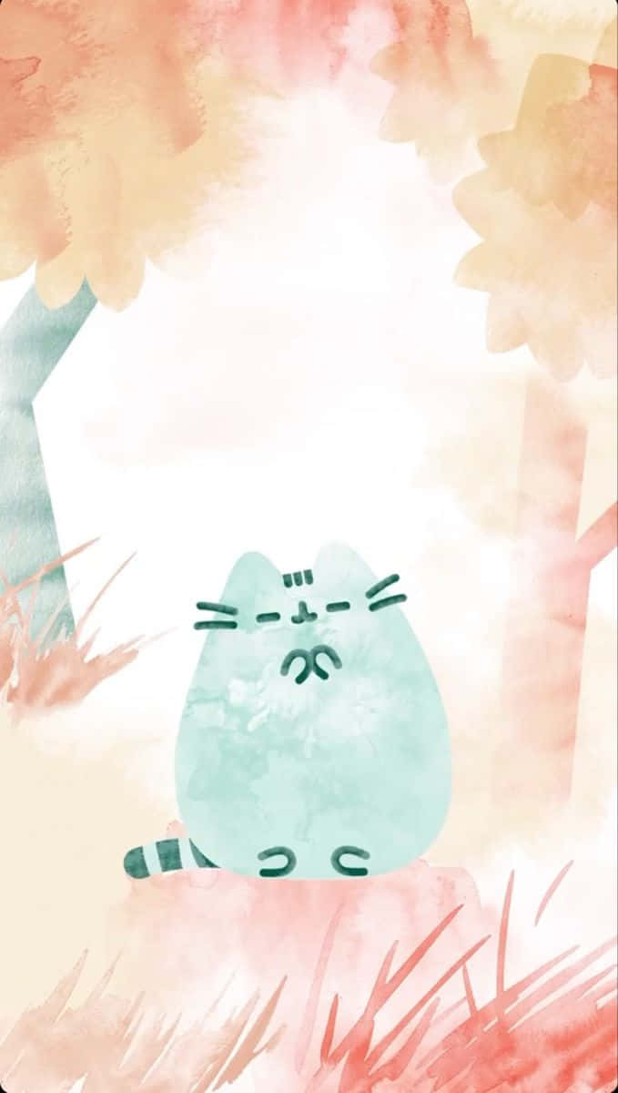 Cute Pusheen Wallpaper