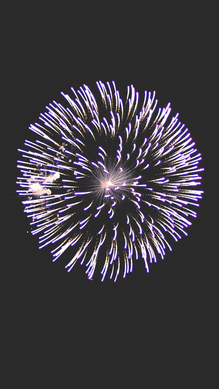 Sparkly Fireworks iPhone Wallpaper