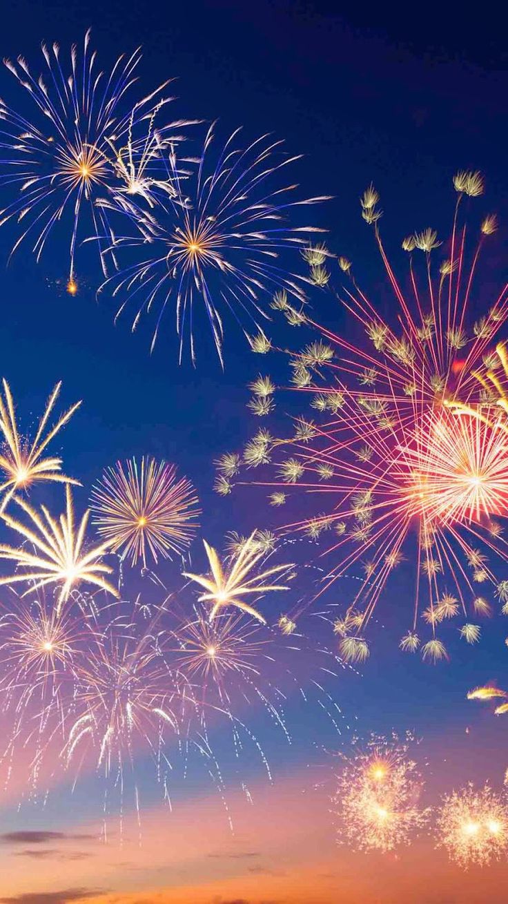 HD iPhone wallpaper. Fireworks