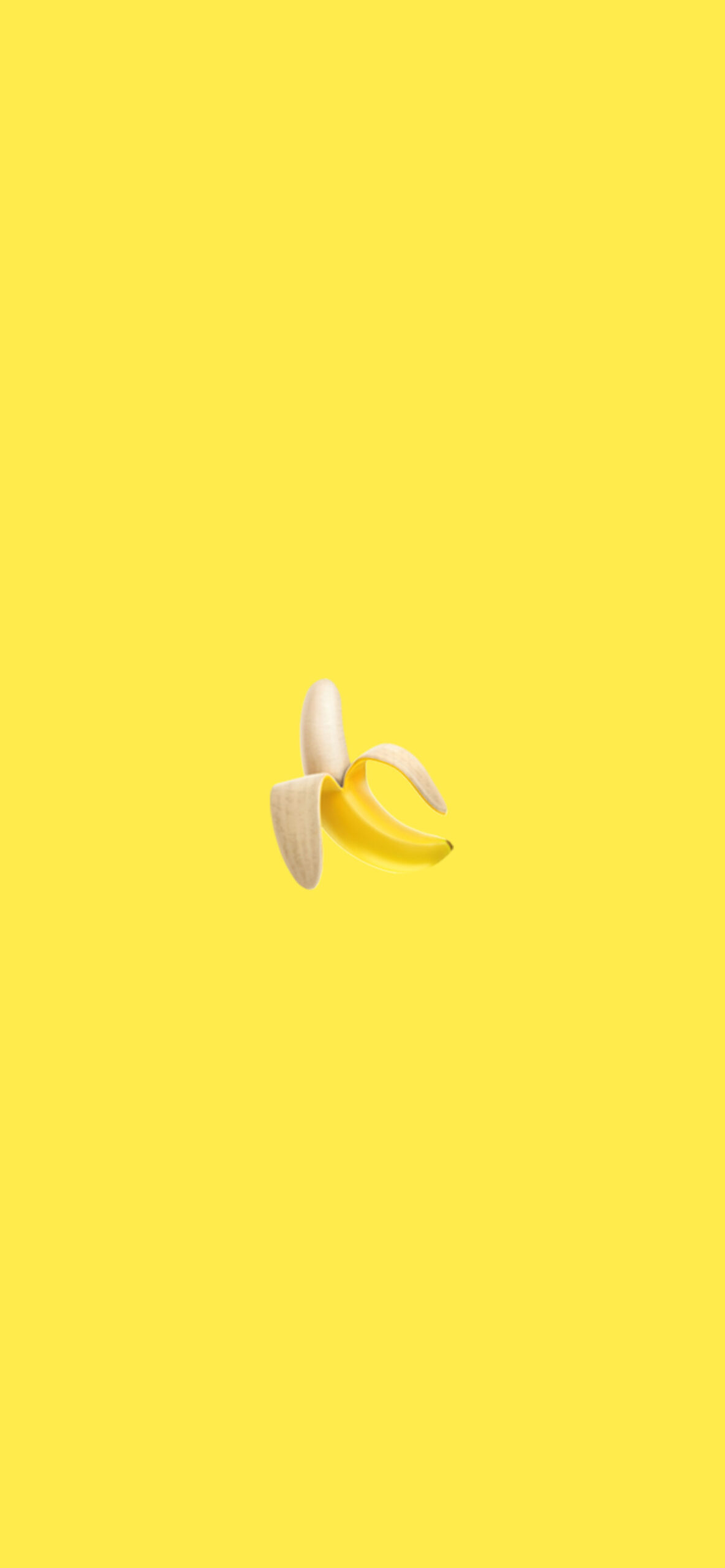 Minimalist Emoji Wallpaper with Banana
