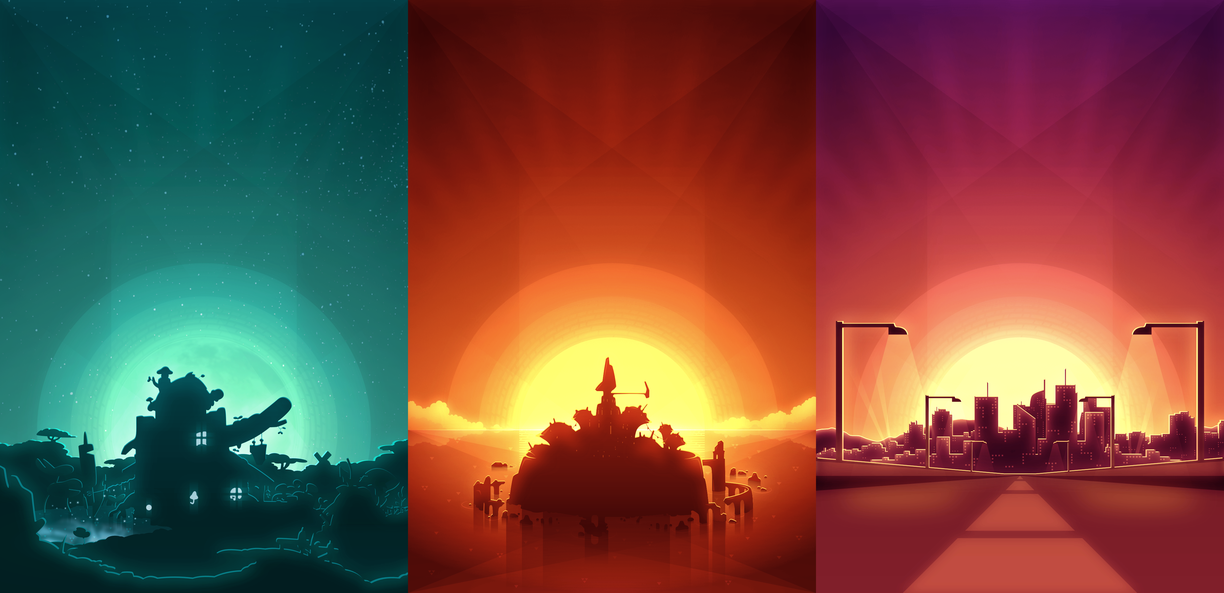 I made some minimal poster wallpaper