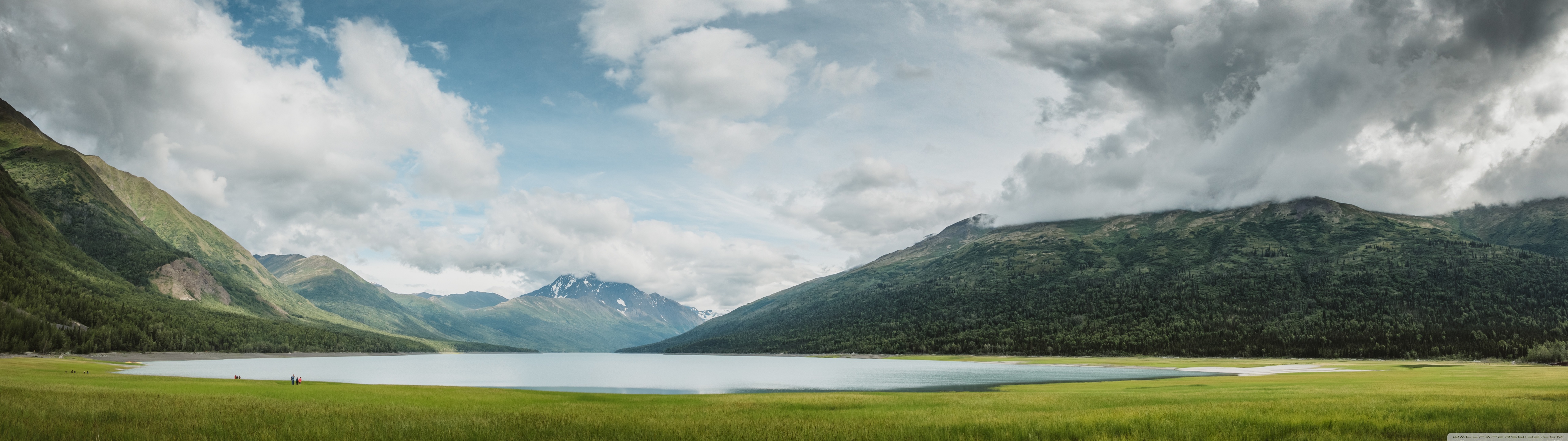 Eklutna Lake, Alaska, Nature, Landscape