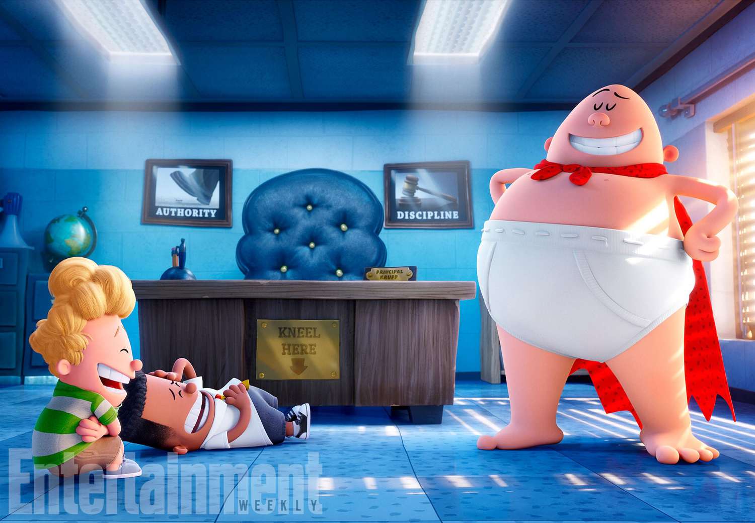 Captain Underpants leaps to the big