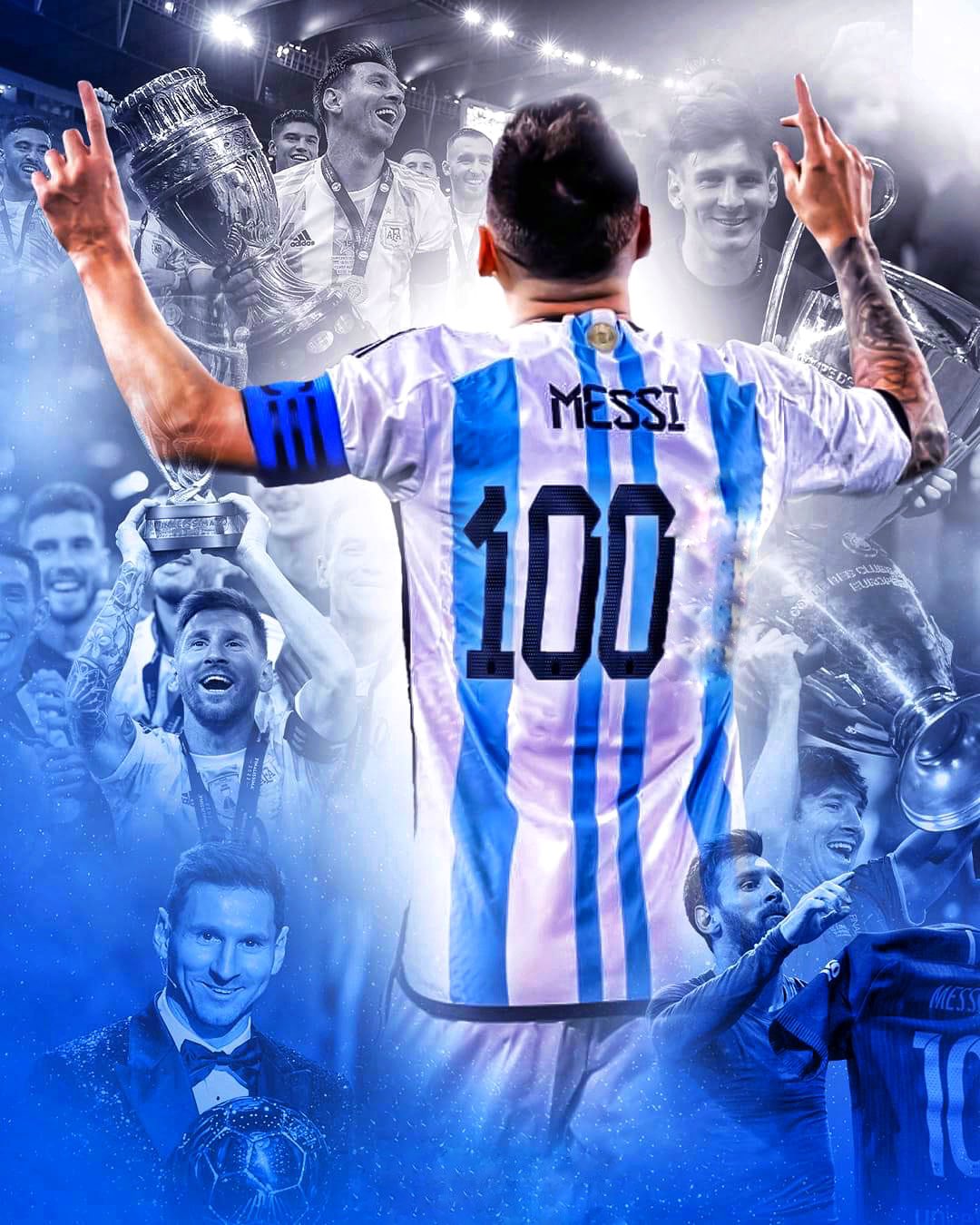 100th goal for Argentina