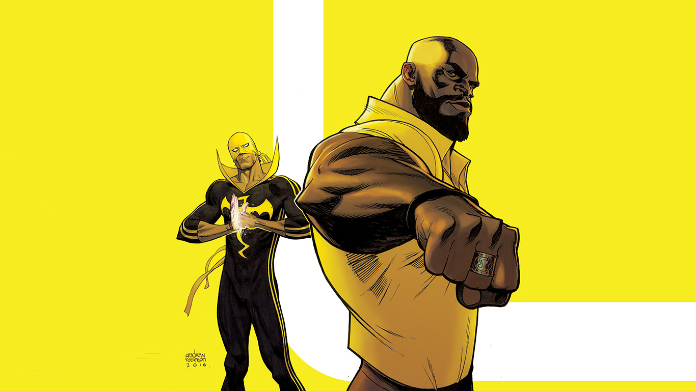 Ironfist Marvel Yellow Hero