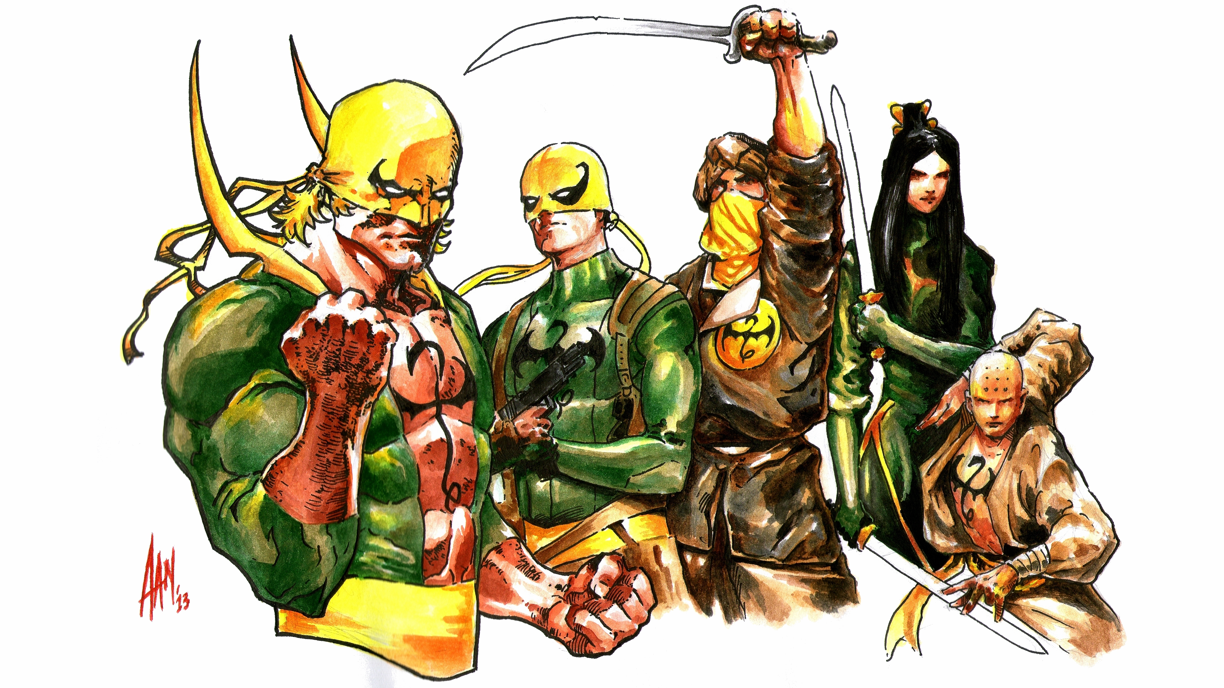 HD desktop wallpaper: Comics, Iron Fist