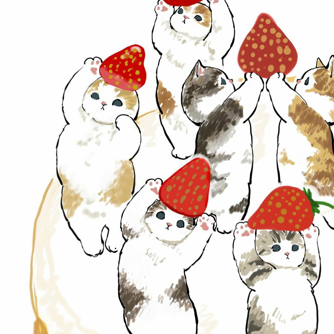 Mofusand. Kitten drawing, Cute art