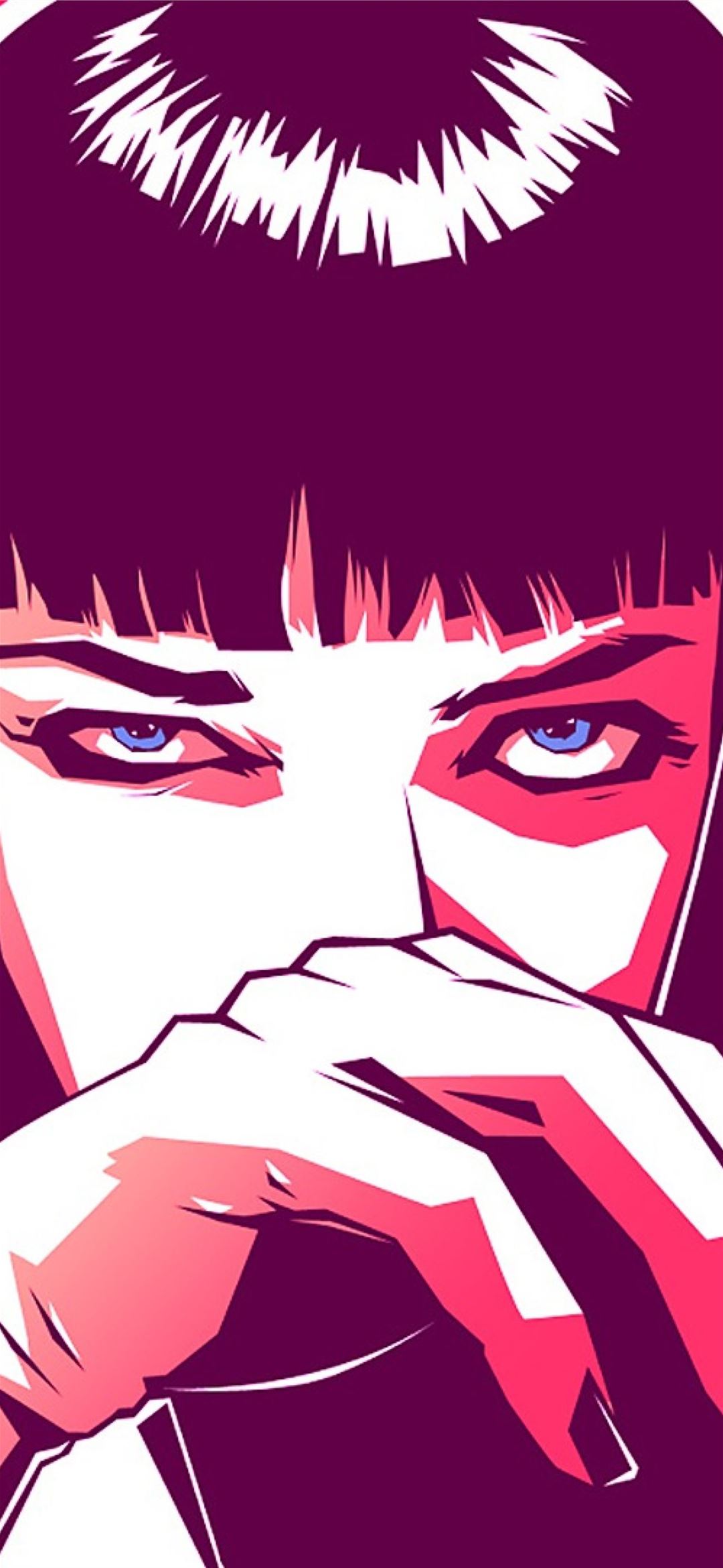 Mia Wallace Pulp Fiction Movie Artwork