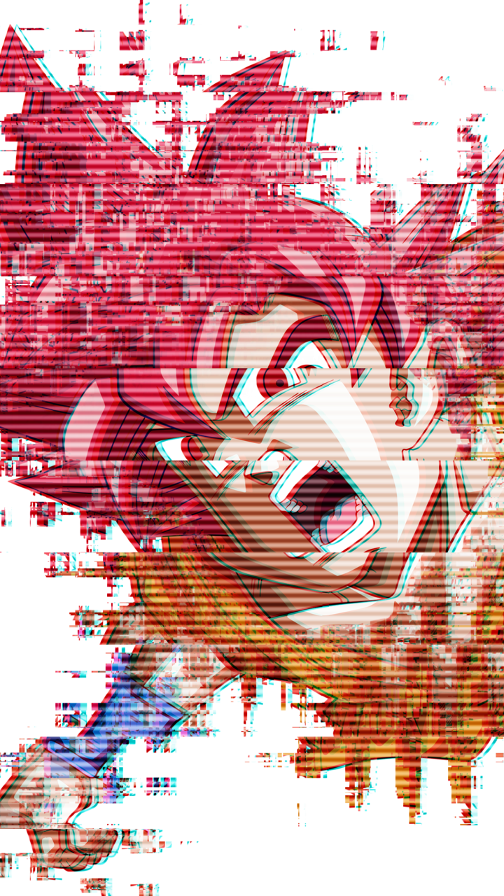 Download Glitch Super Saiyan God Goku