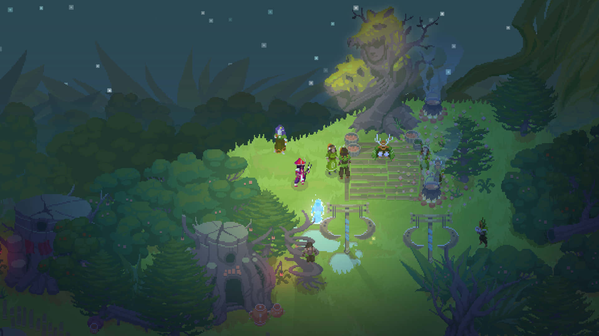Pixel Game Background. Wallpaper