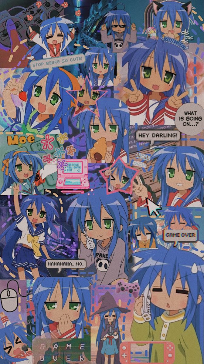 Konata Izumi: Aesthetic Anime Wallpaper