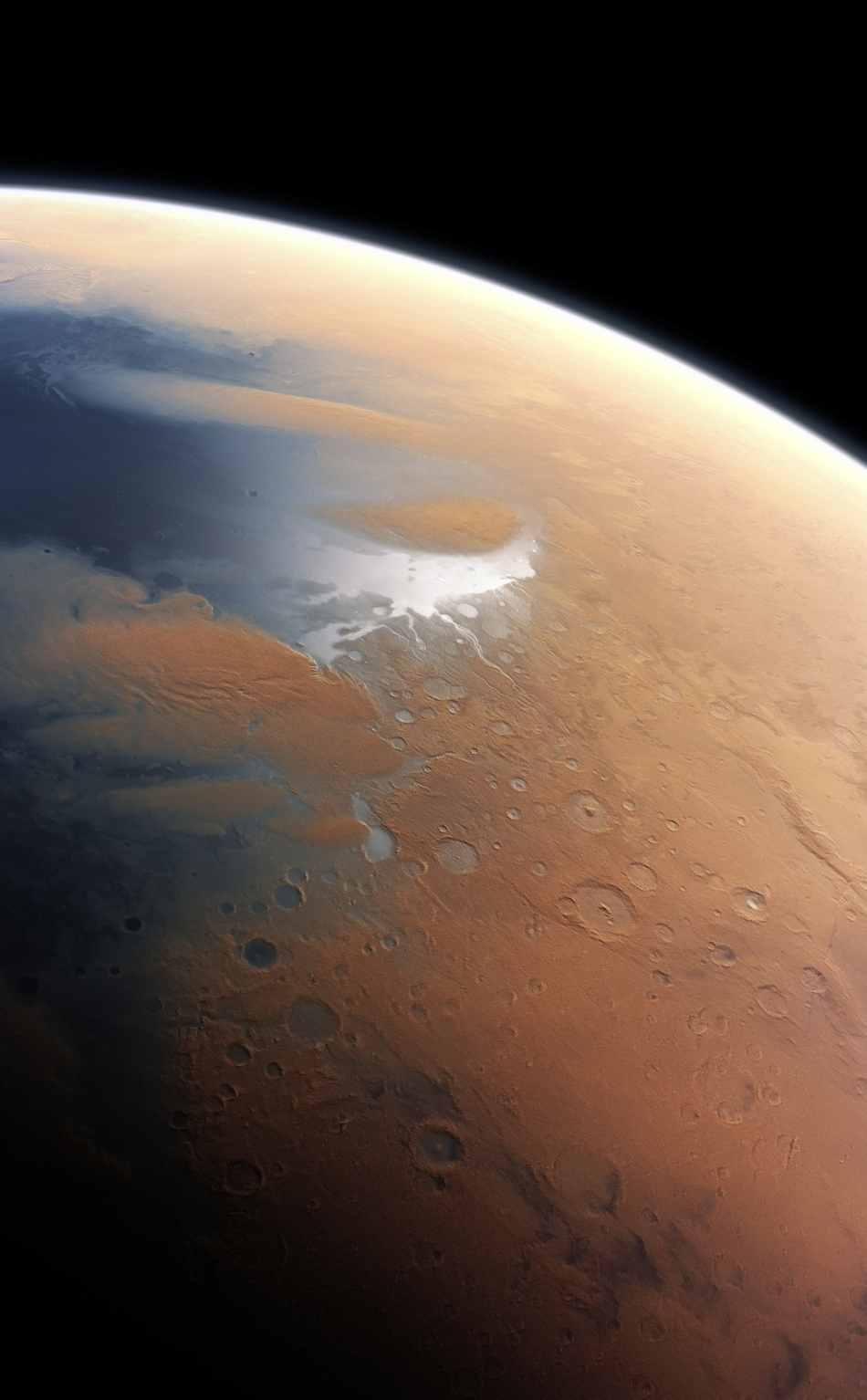 Download wallpaper 950x1534 mars, space