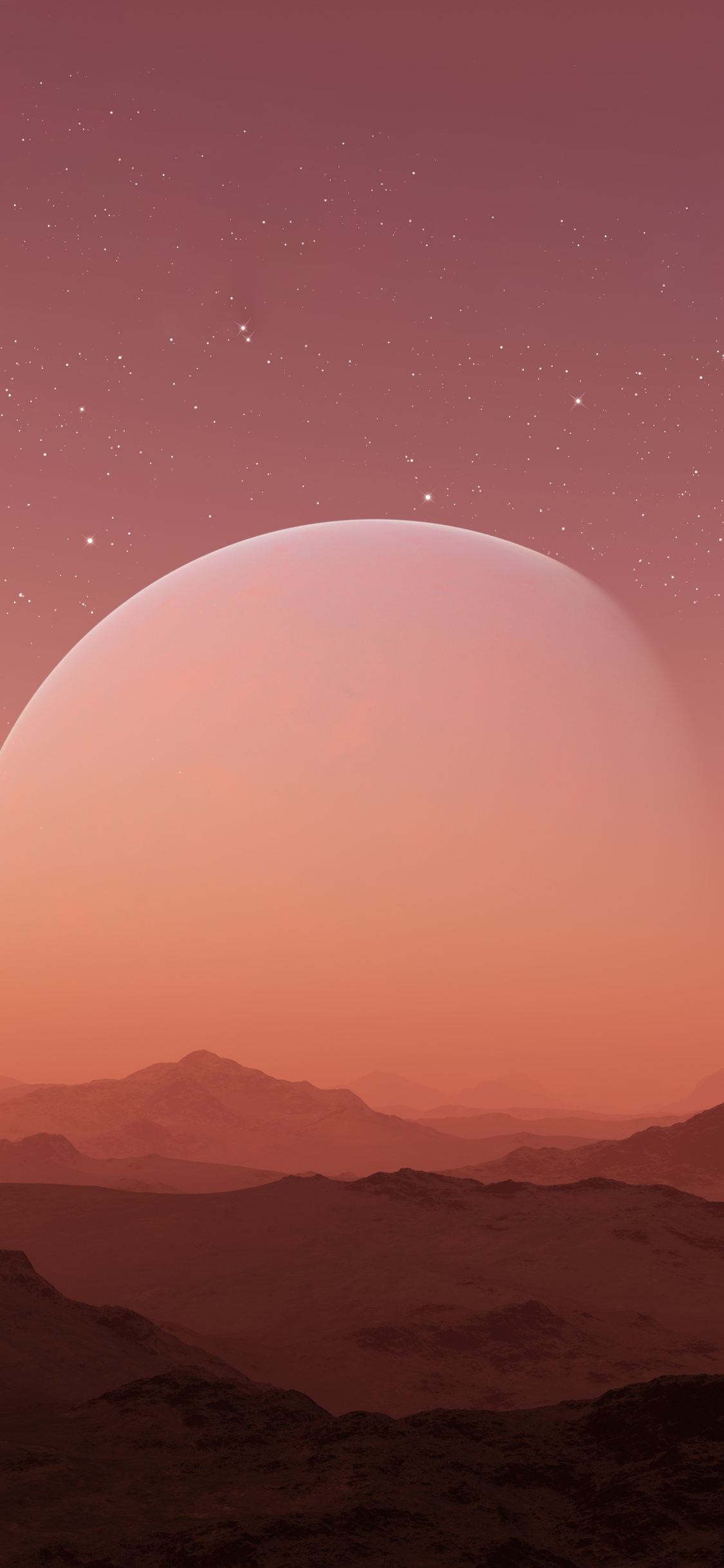 Mars Planet 5k iPhone XS