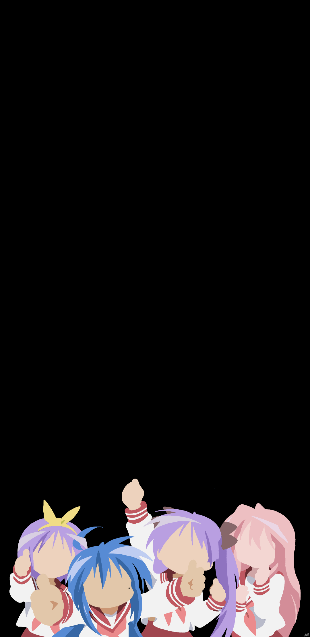 A wallpaper I made with the main girls