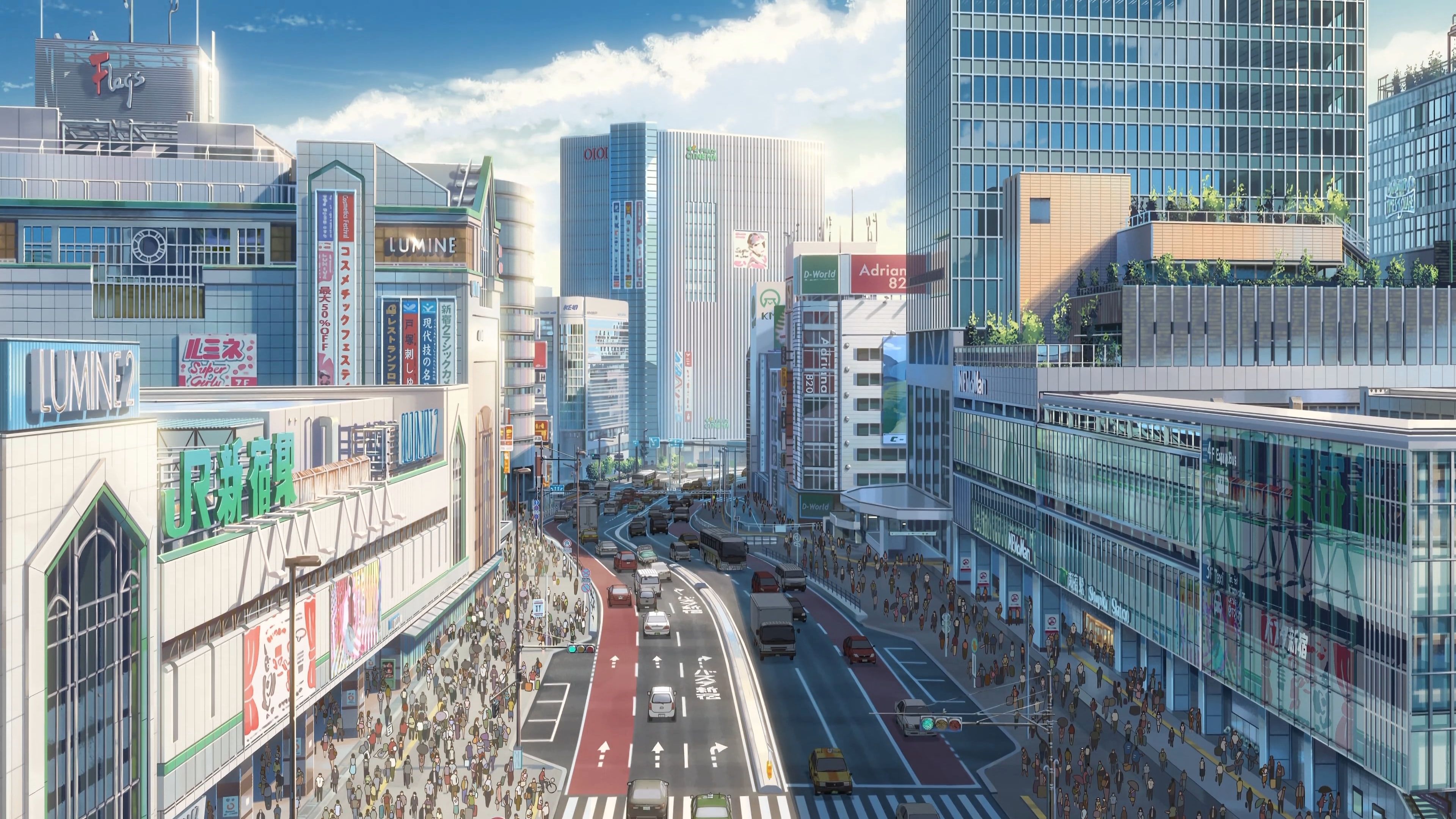 Makoto Shinkai Kimi no Na Wa #cityscape