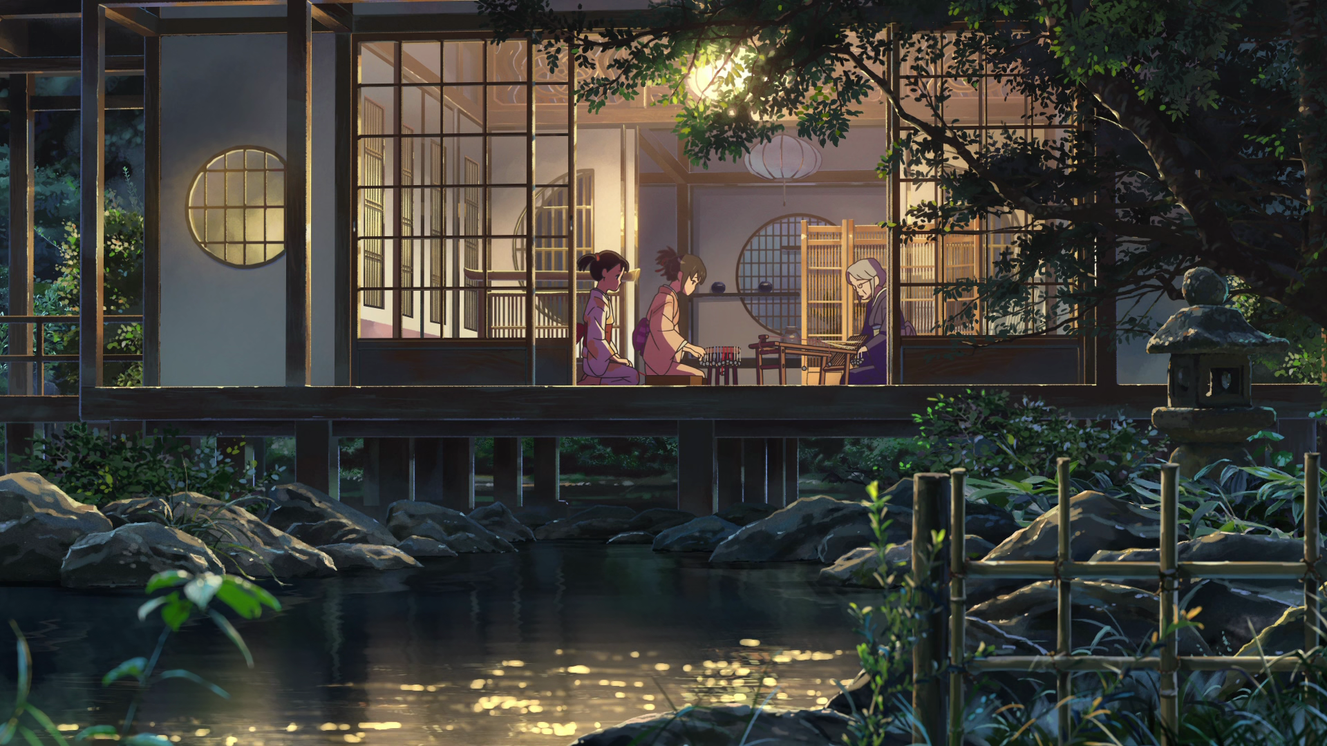 Makoto Shinkai anime screenshots