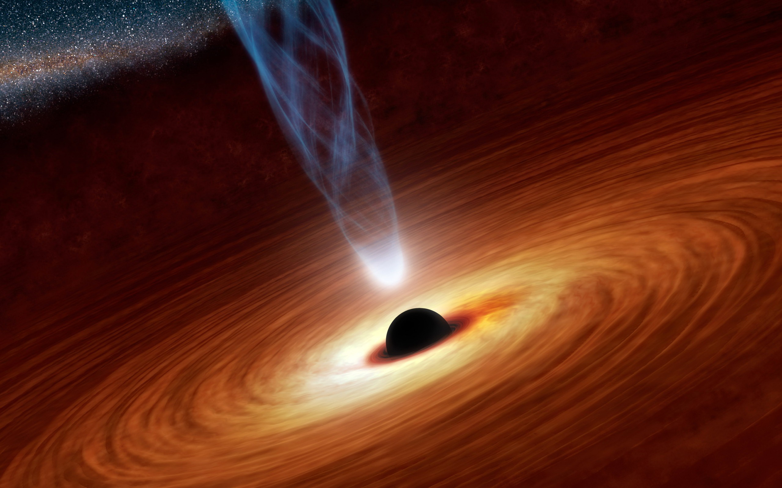 Black Hole wallpaper for desktop