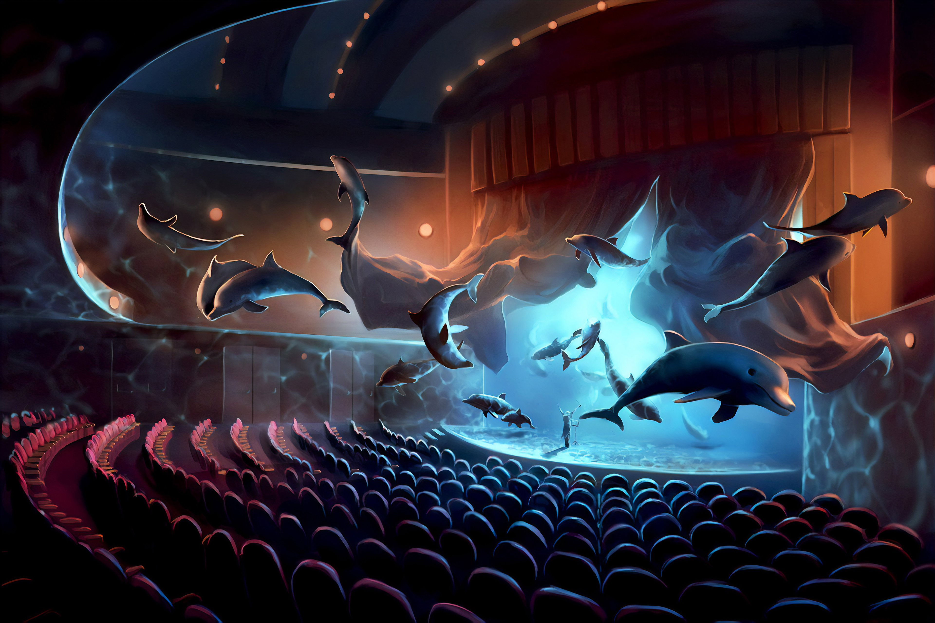 Theater 4k Wallpaper