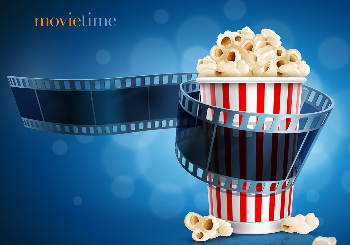 Popcorn Movie Theatre Woven Self