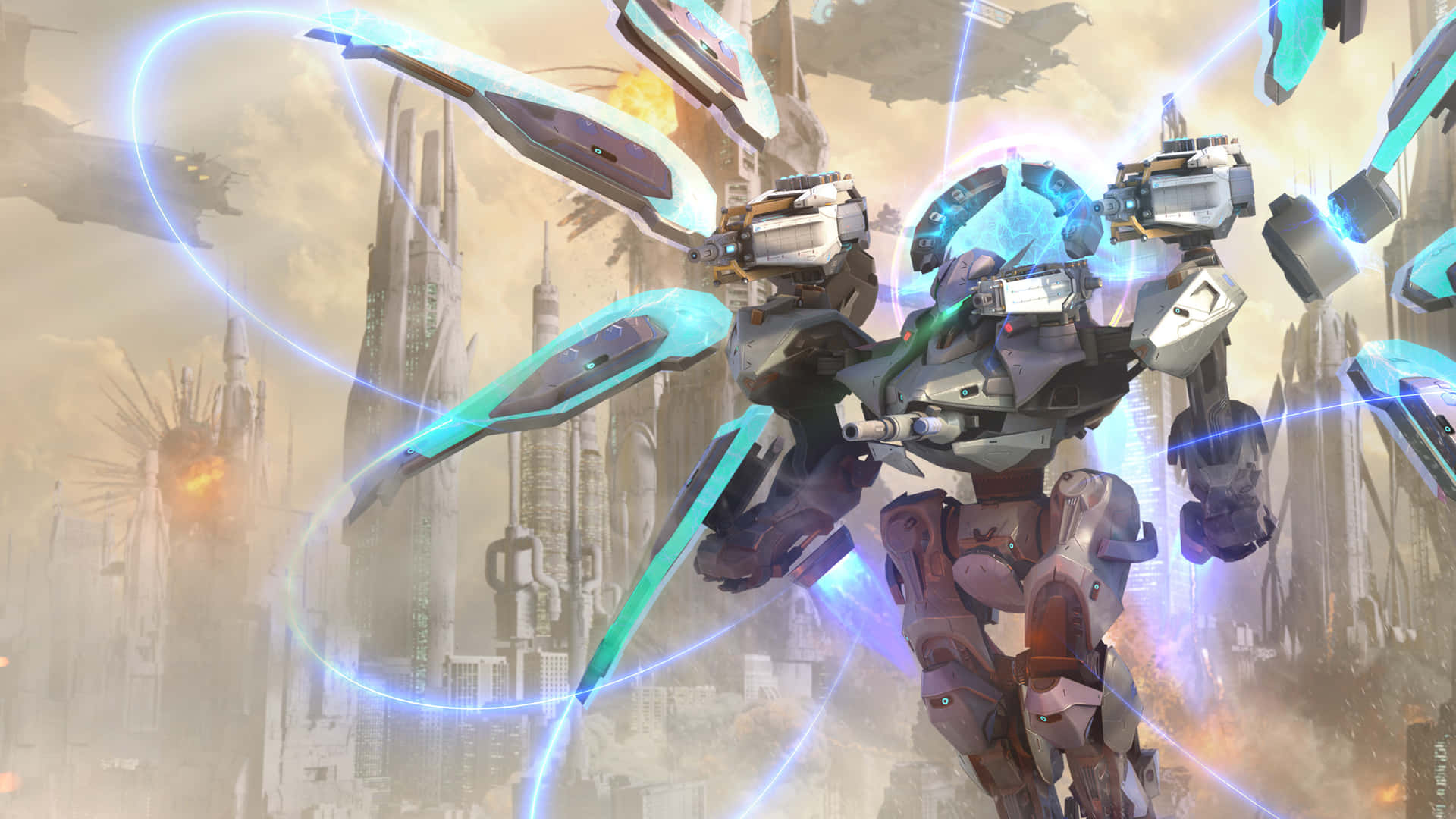 Download Aether War Robot Wallpaper