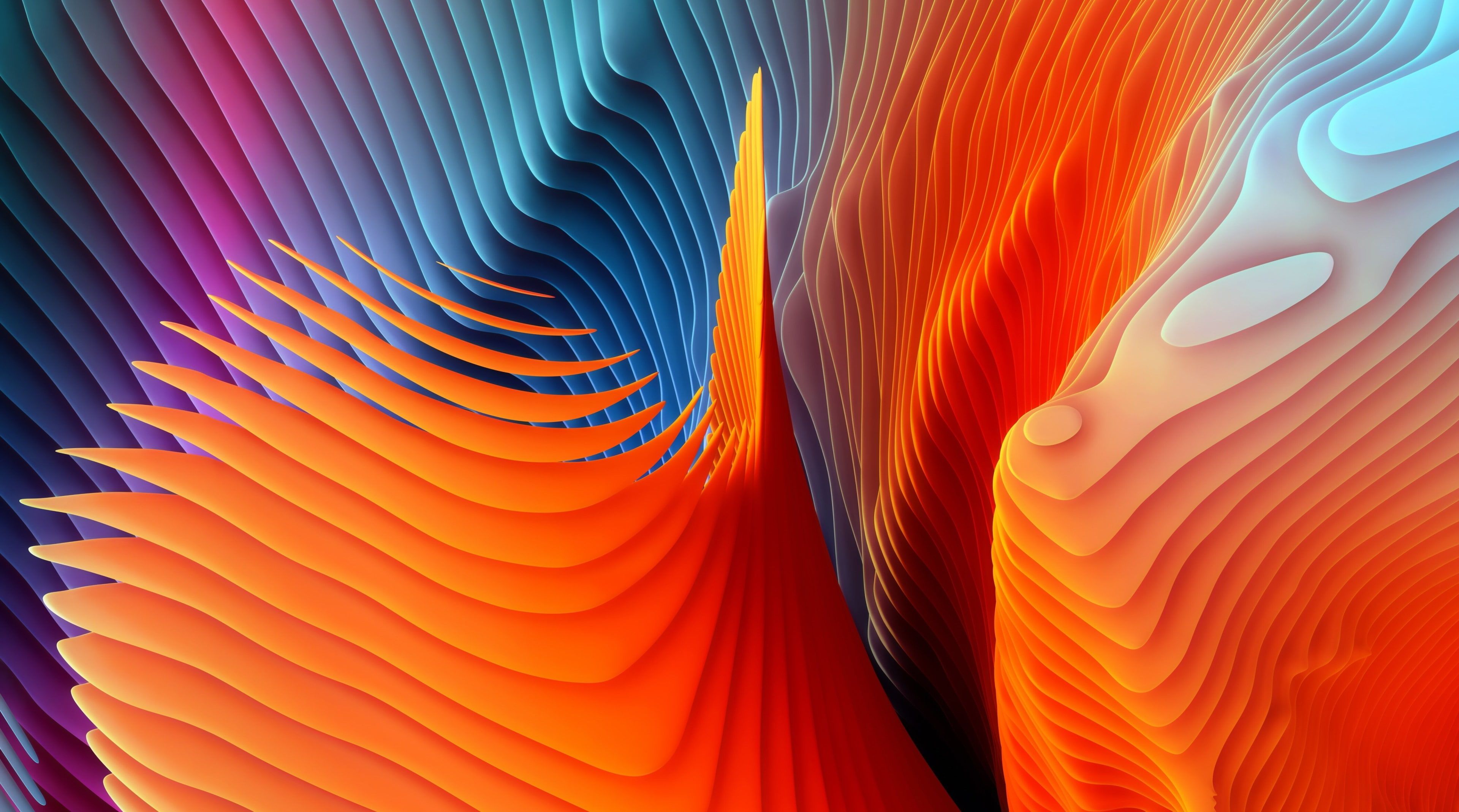 Colorful Macbook Pro 4K Desktop Wallpaper