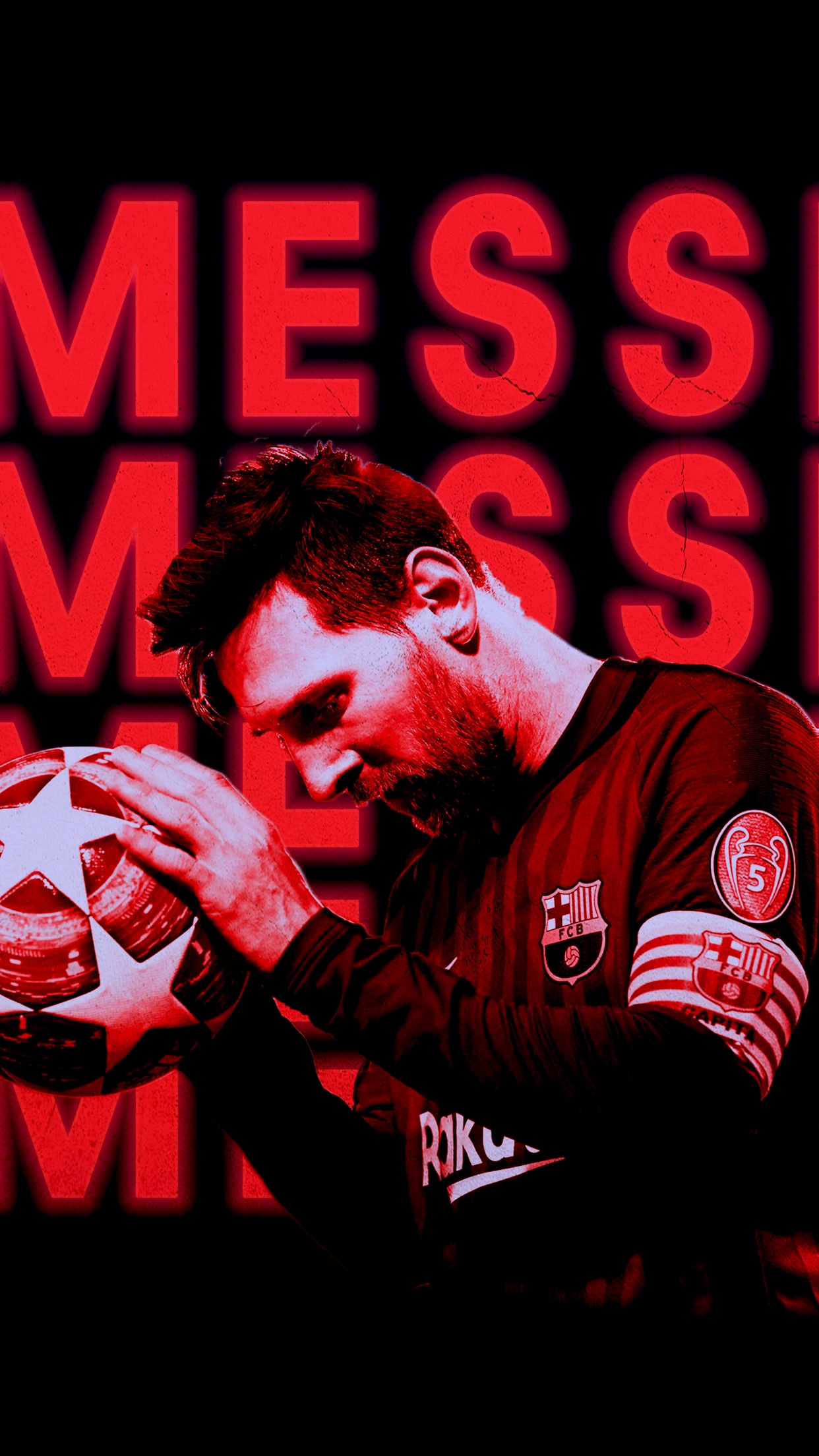 Lionel Messi Wallpaper 4K, AMOLED