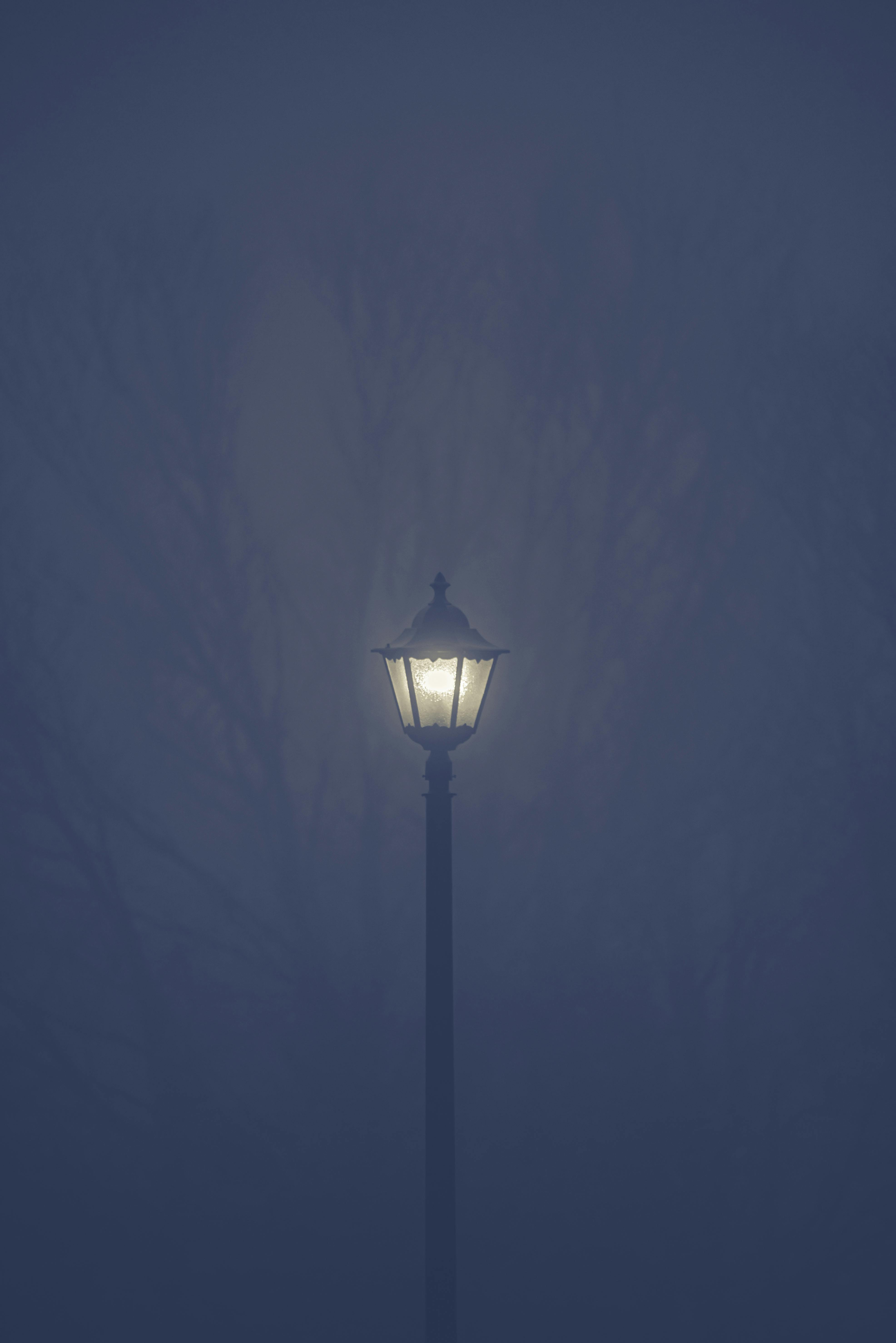 Street Lamp on a Foggy Weather