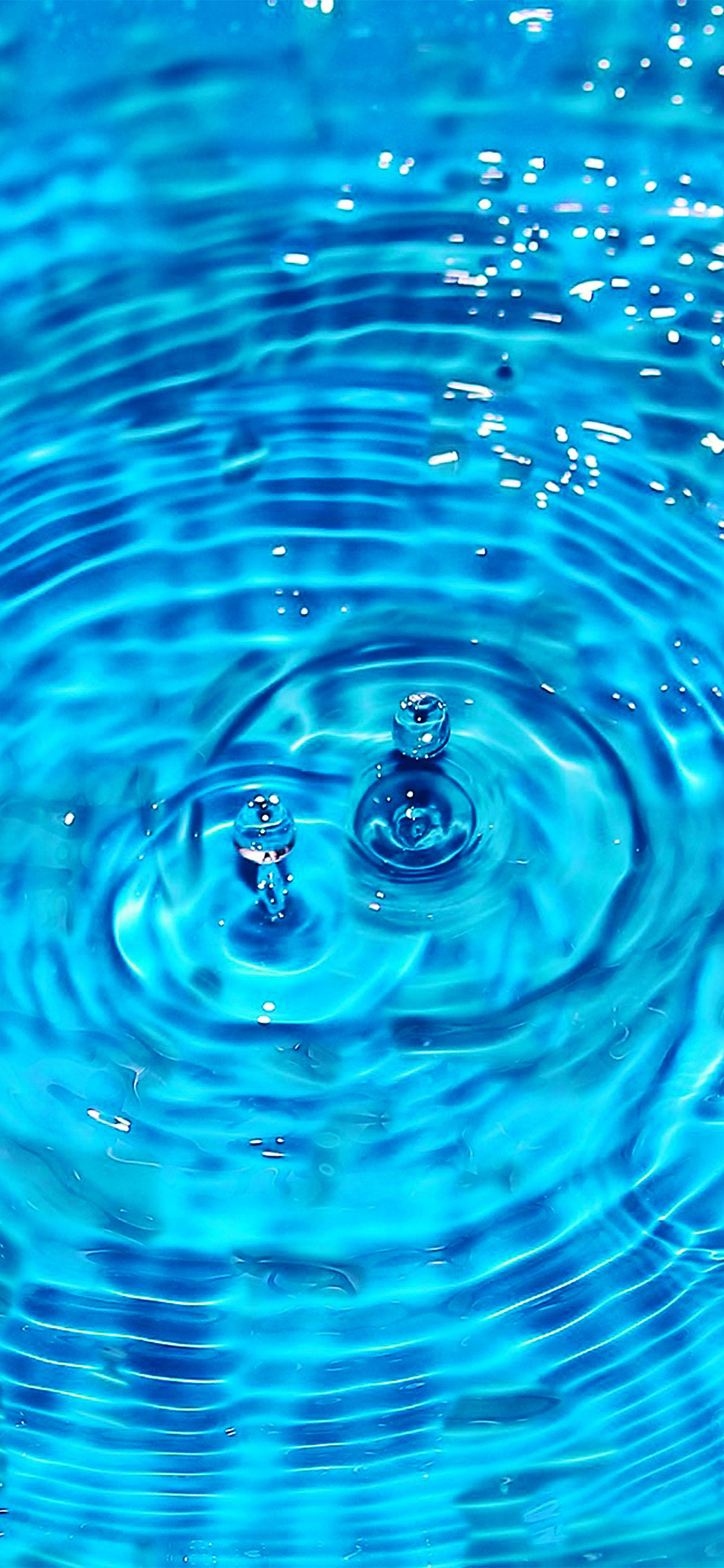 Blue Drop Swim Pool Vacation Wallpaper