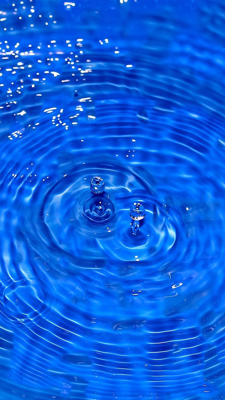 Water Cool Blue Drop Swim #iPhone