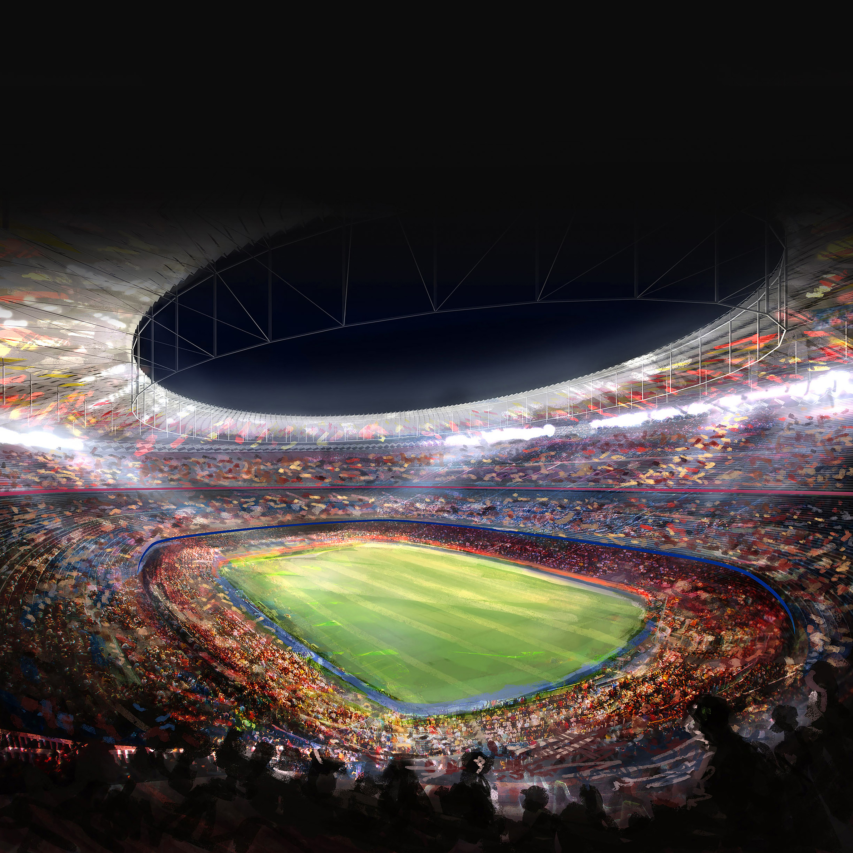 Wallpaper Fc Barcelona Camp Nou Sports