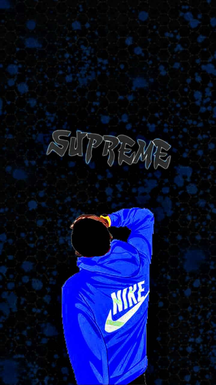 Free Blue Supreme HD Wallpaper