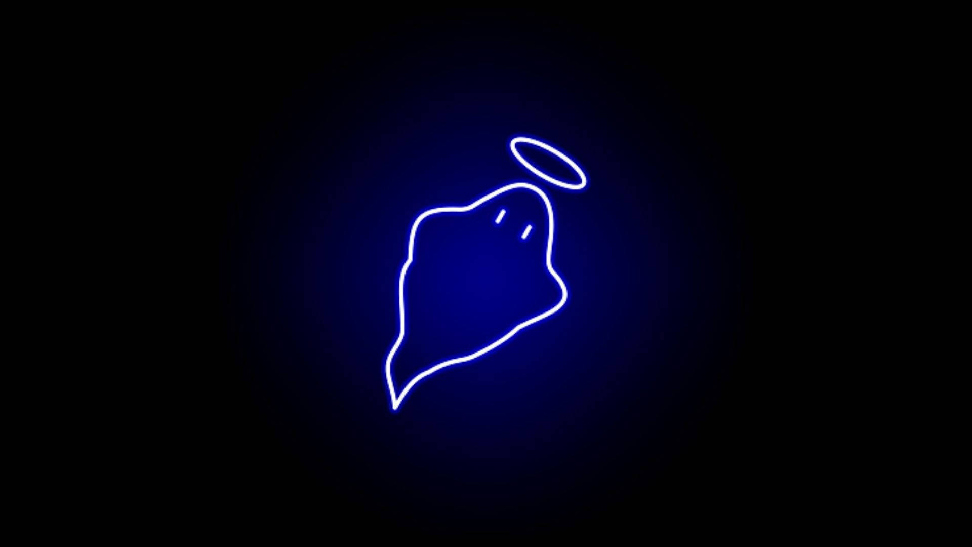 Cool Neon Blue Wallpaper