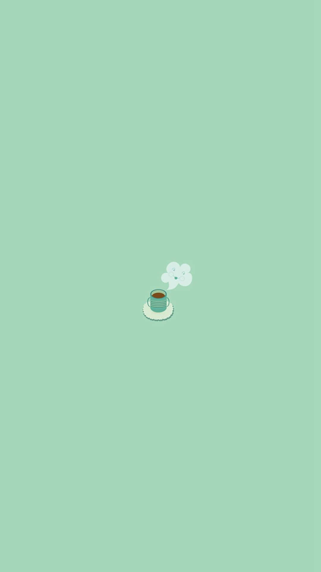 Download Coffee Pastel Green Minimalist