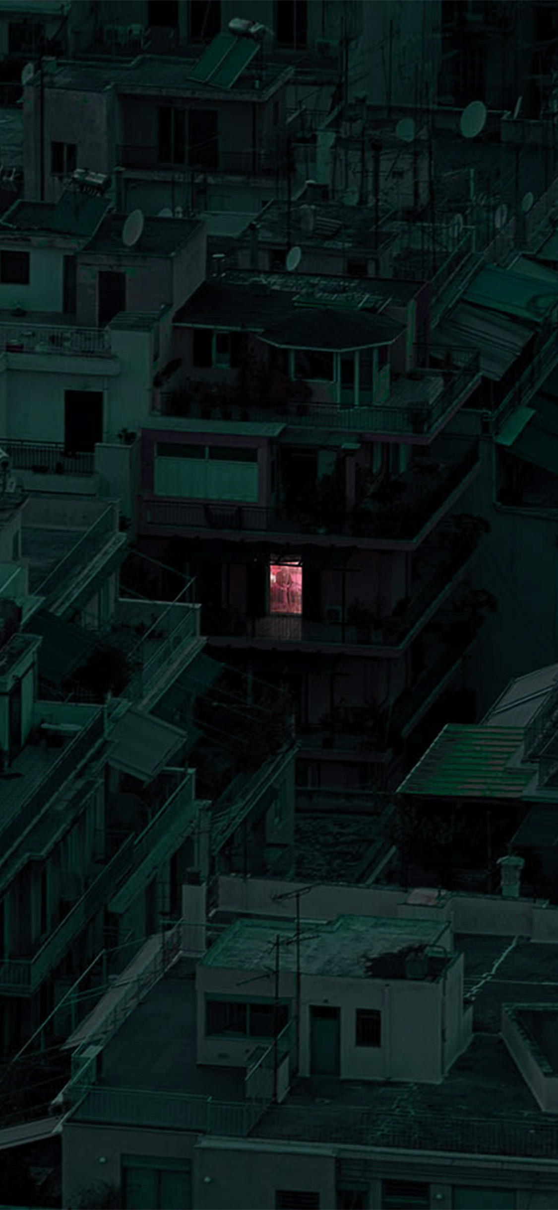 Minimal Dark Architecture Art