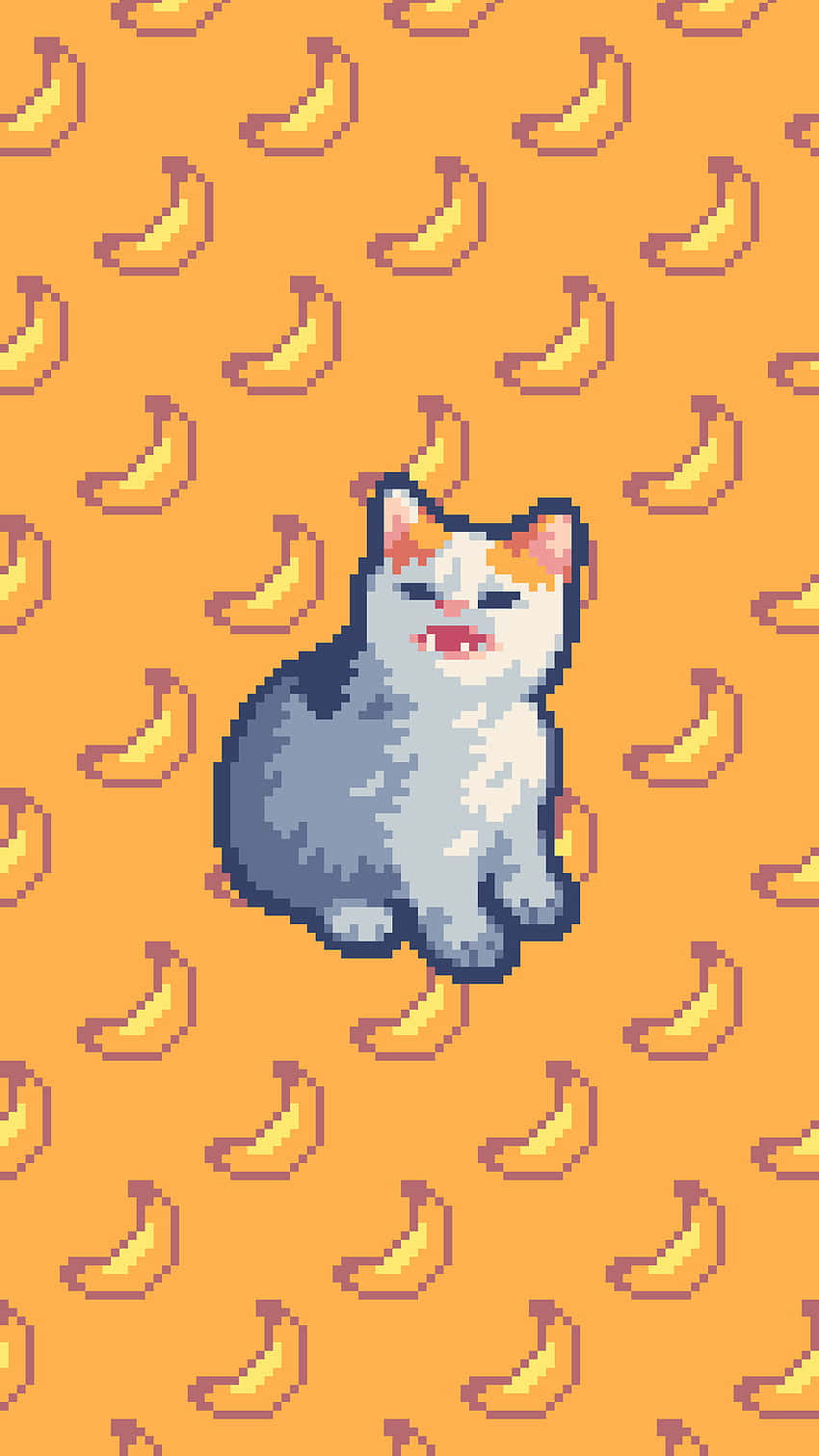 Banana Cat Wallpaper