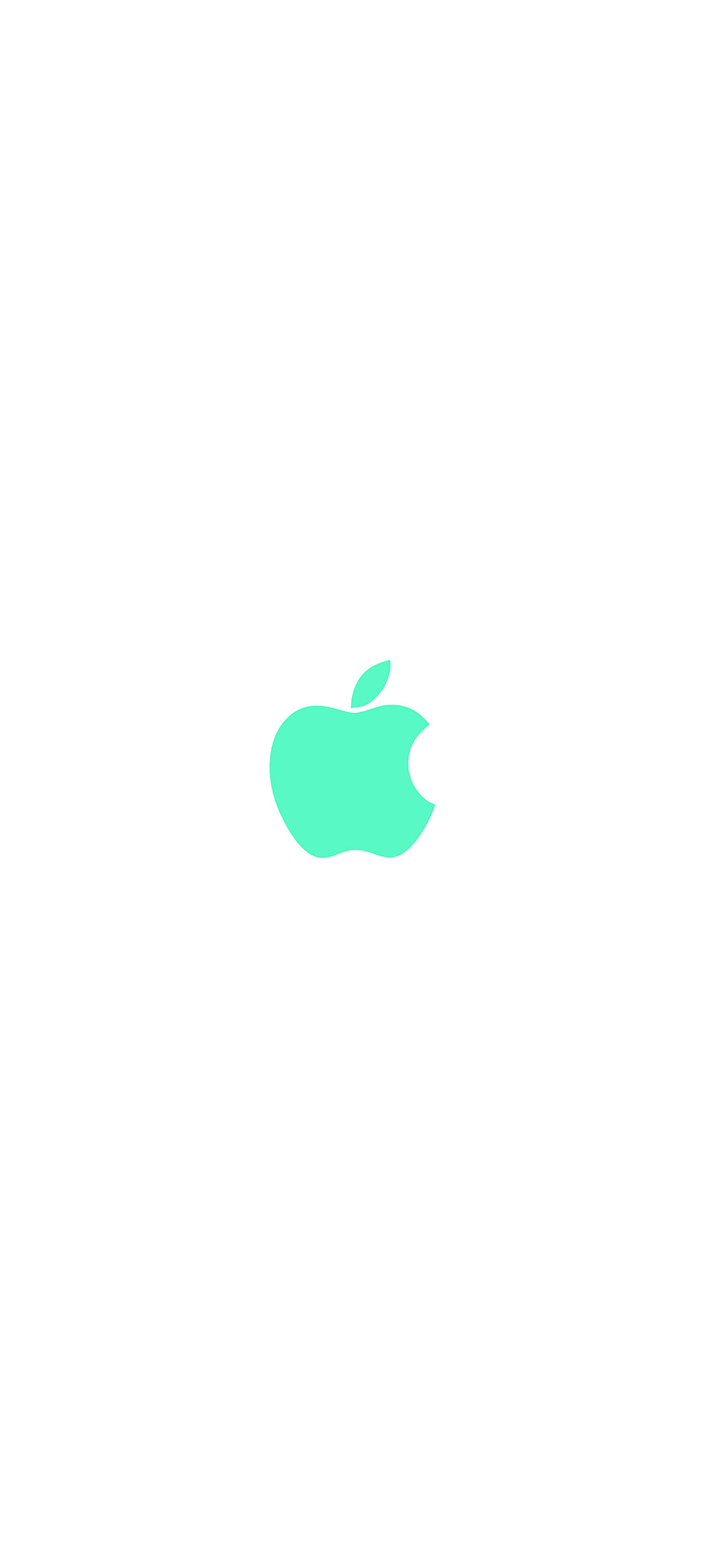Apple Simple Logo Color Green