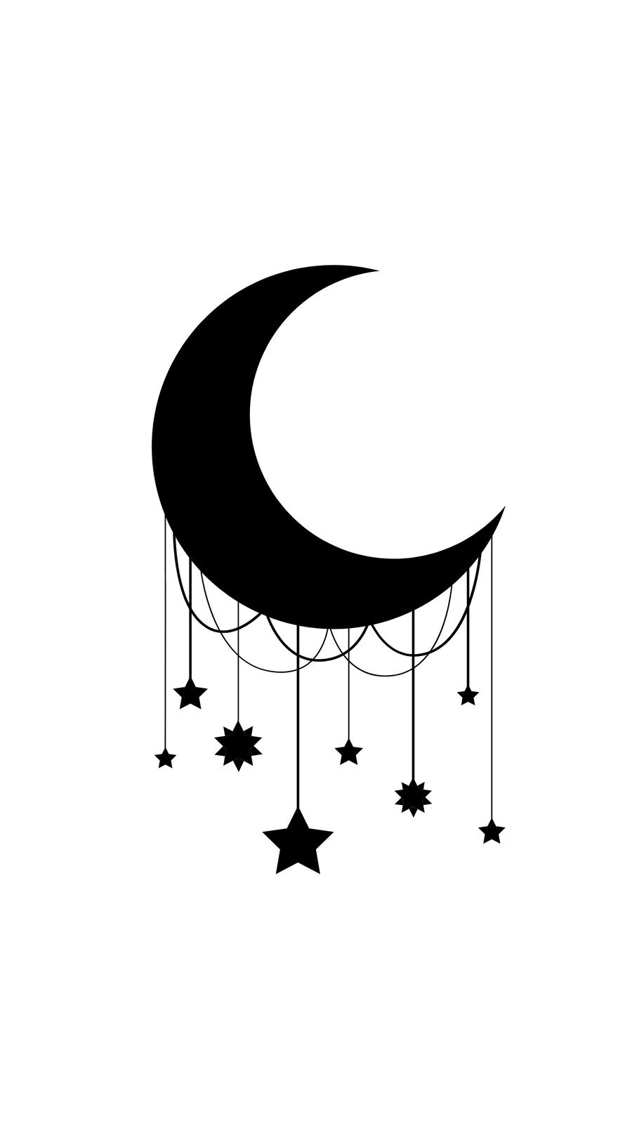 aesthetic moon wallpaper