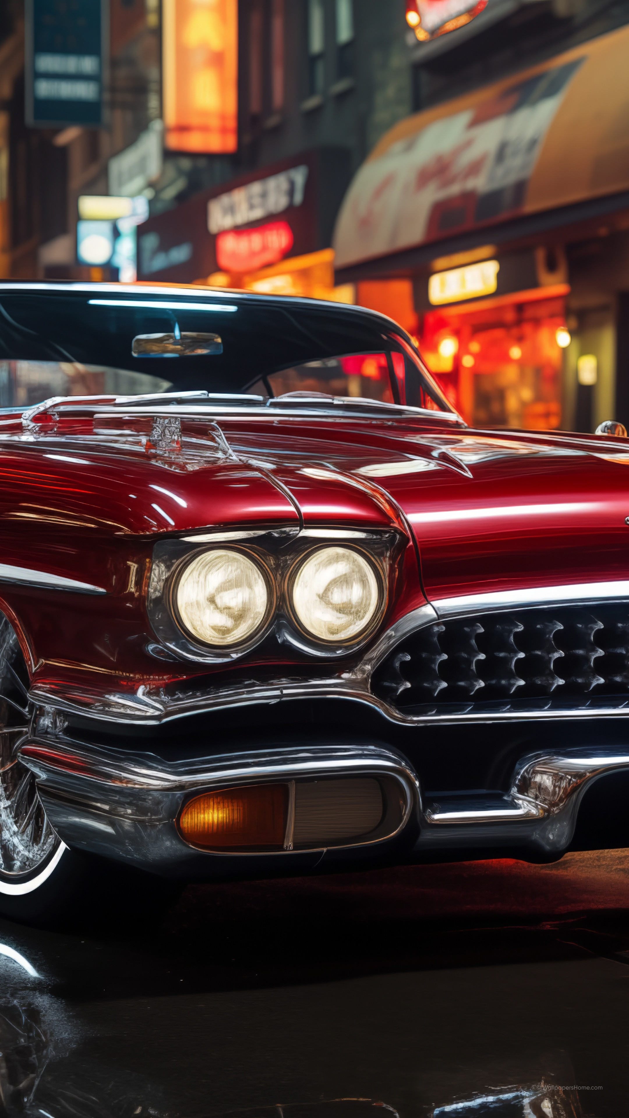 Wallpaper GTA 6, retro car, classic car