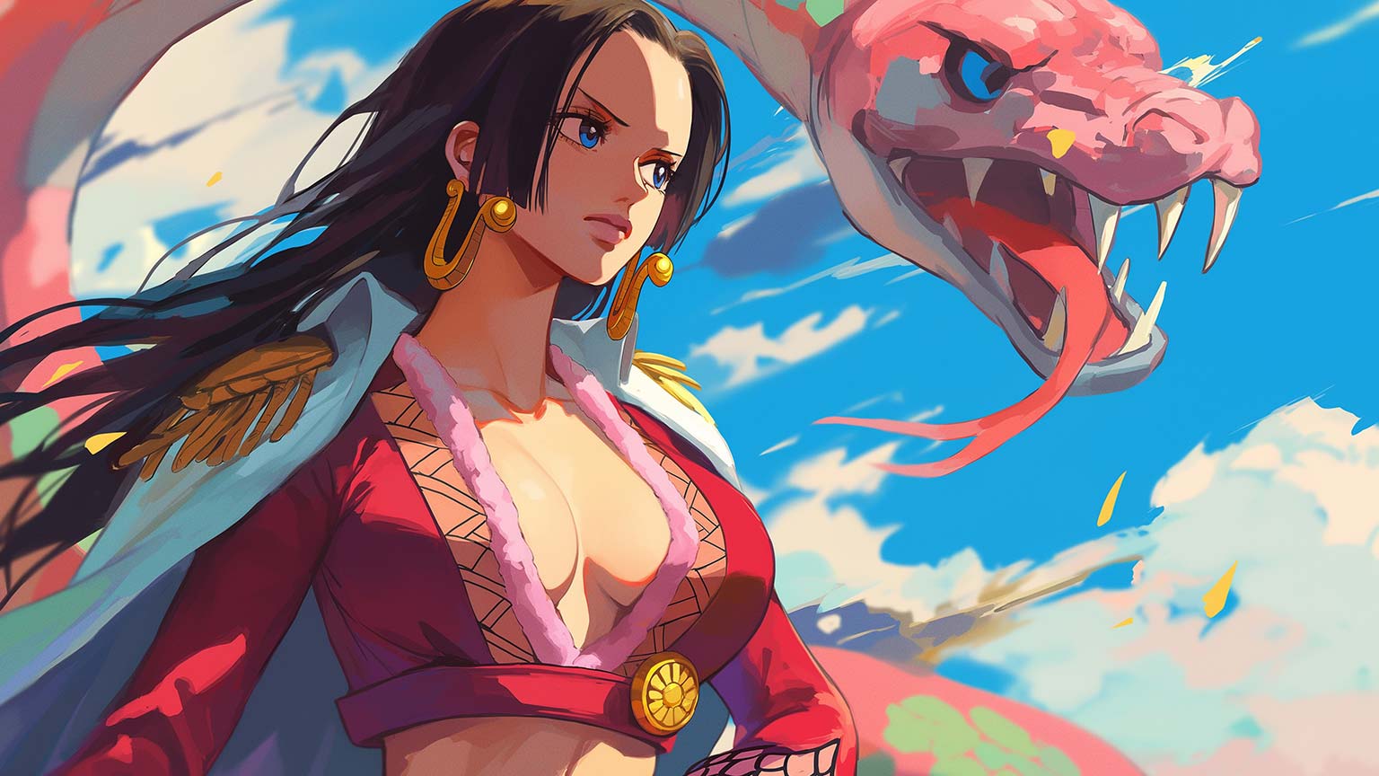 One Piece Boa Hancock Desktop Wallpaper Piece Wallpaper