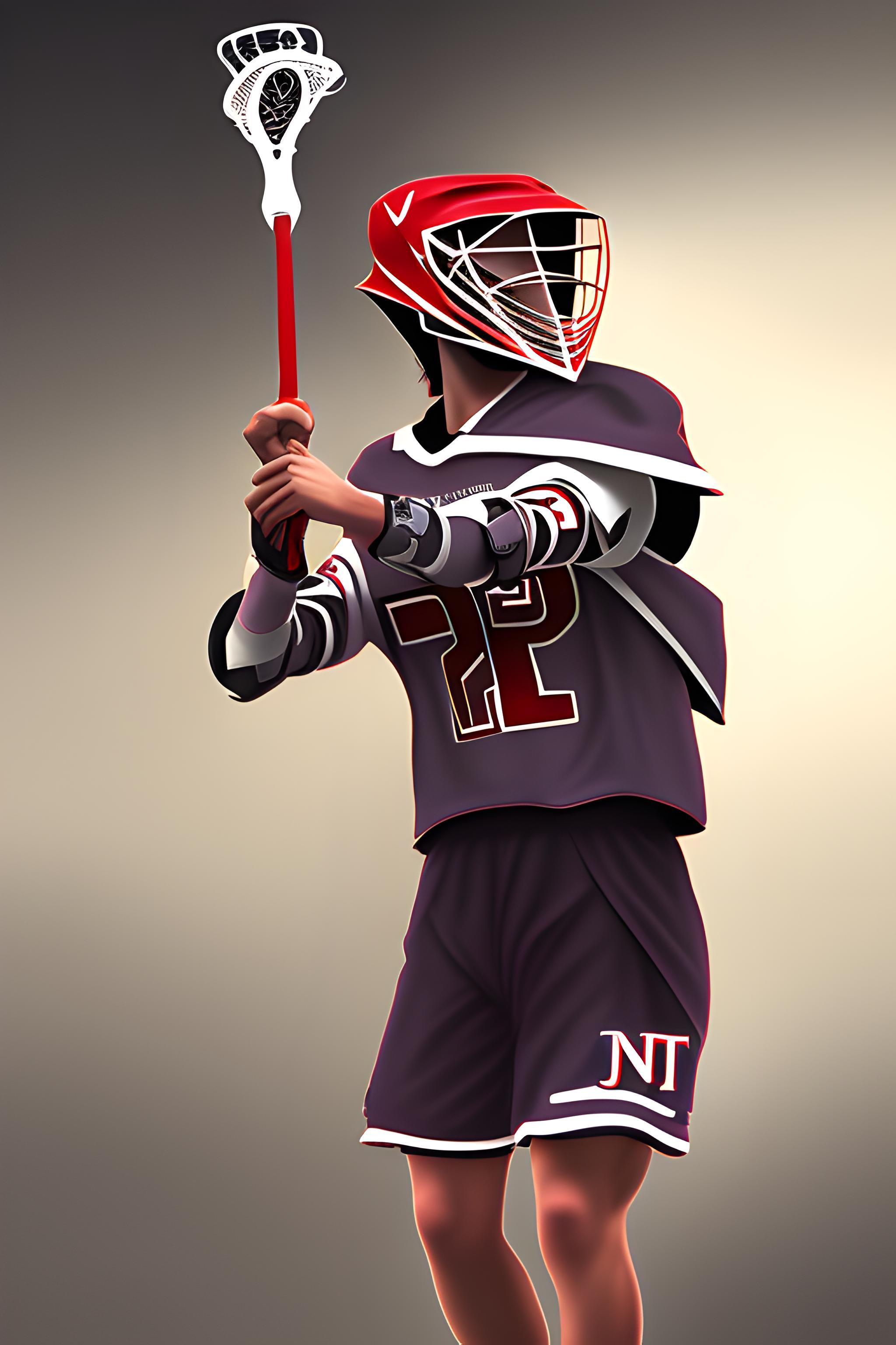 NJIT Lacrosse player wearing